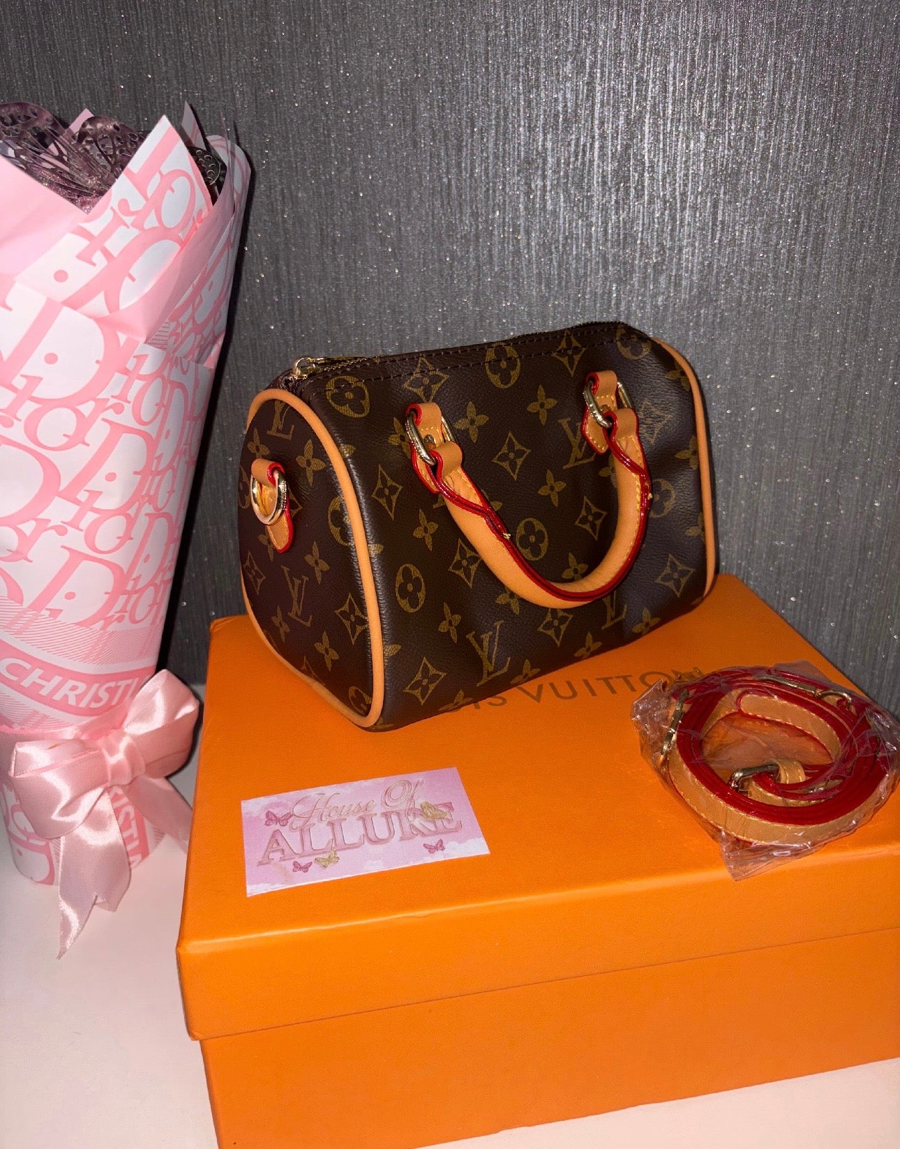 Brown Speedy Bag 20cm (PRE ORDER)