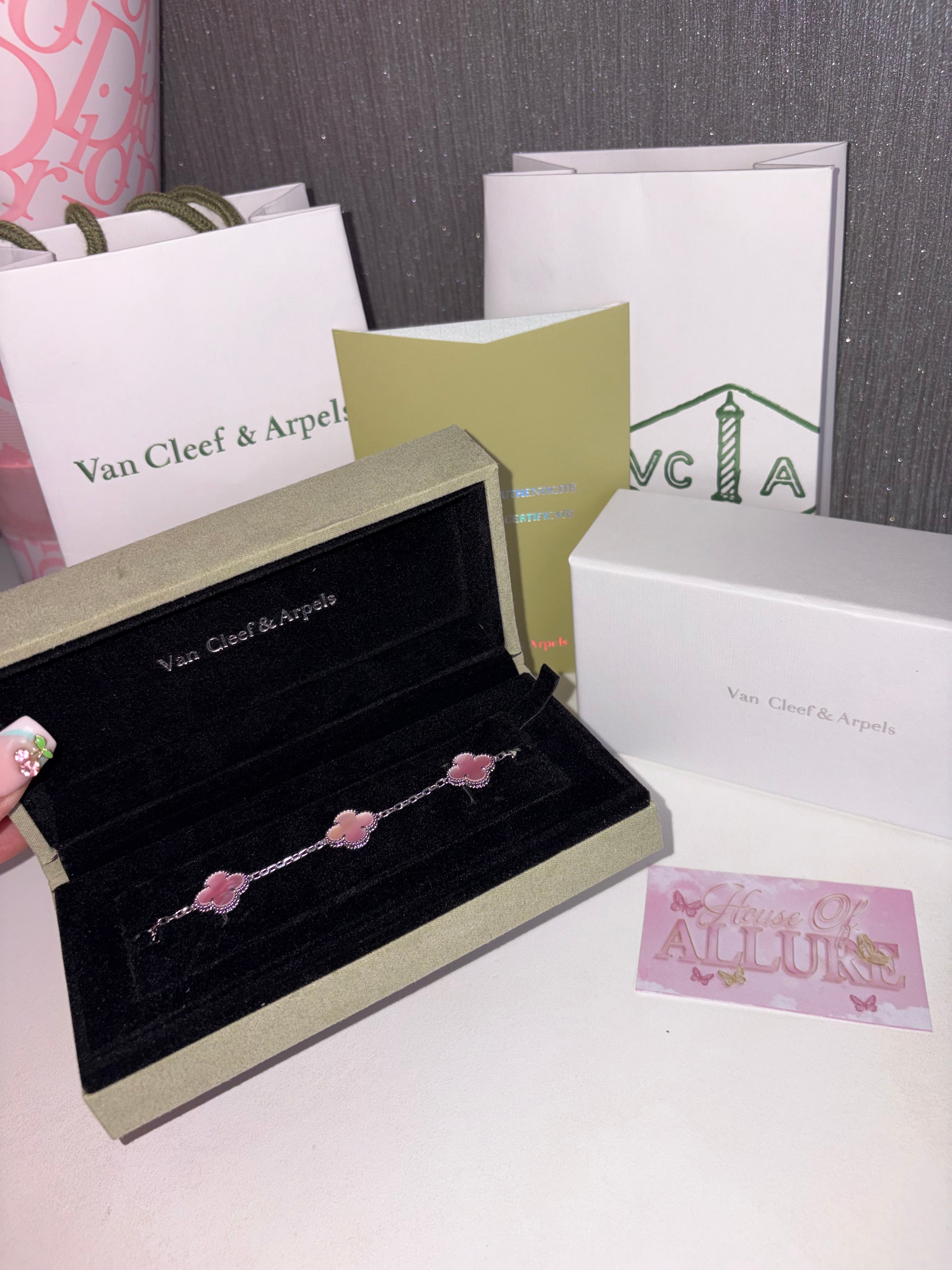 Pink and Silver VC Bracelet (PRE ORDER)