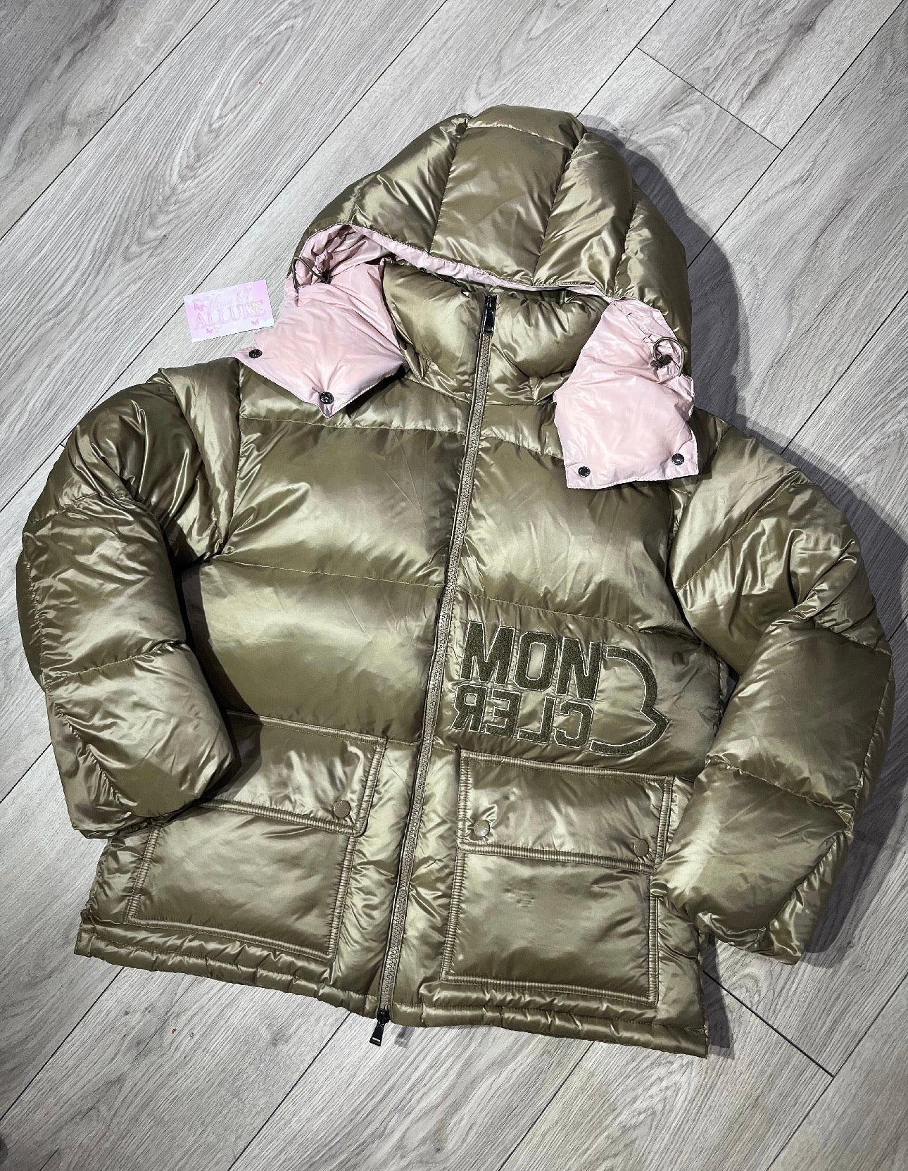 Khaki M Puffer Coat (PRE ORDER)