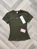 Khaki A Sculpting Top (PRE ORDER)