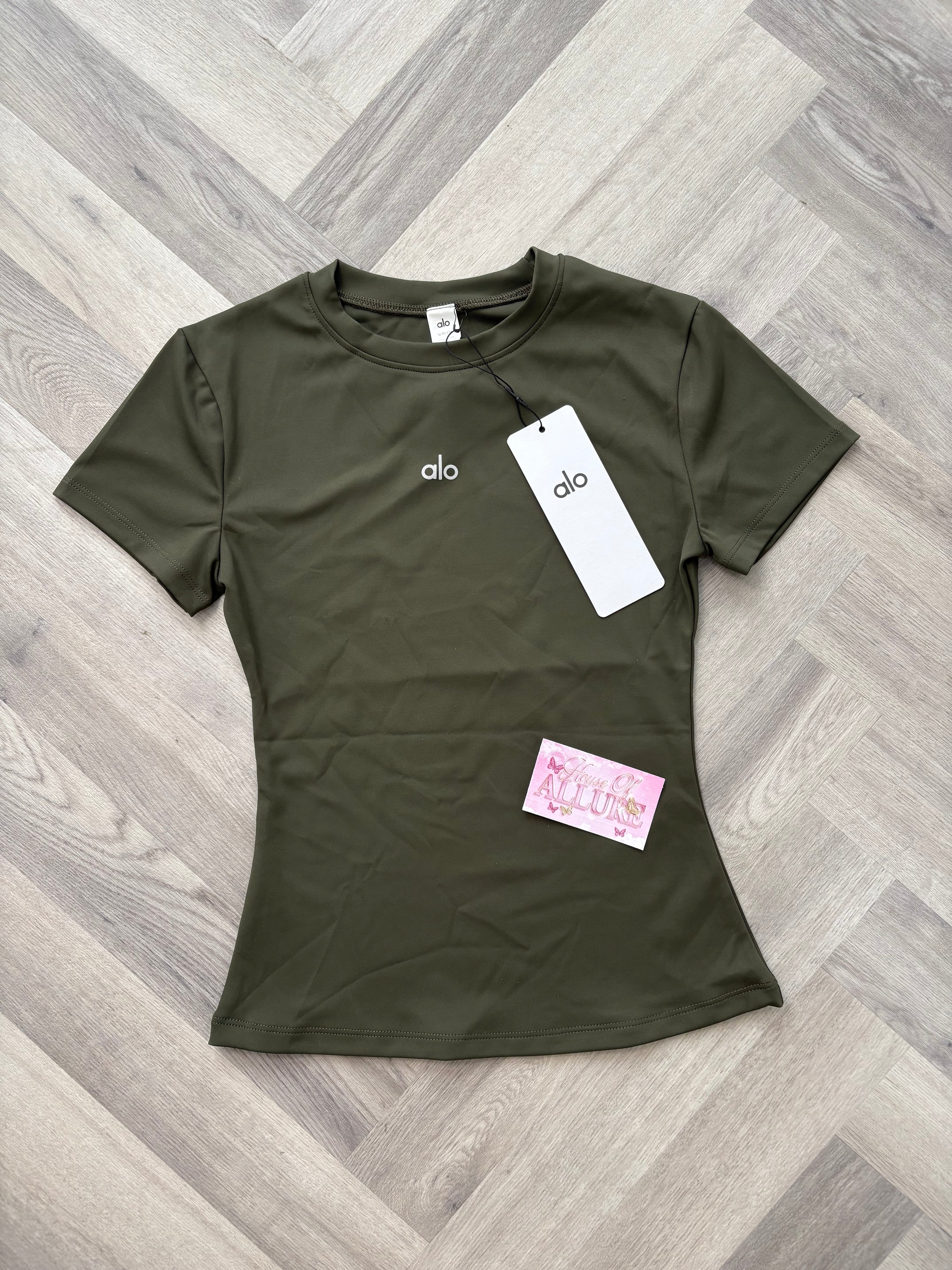 Khaki A Sculpting Top (PRE ORDER)