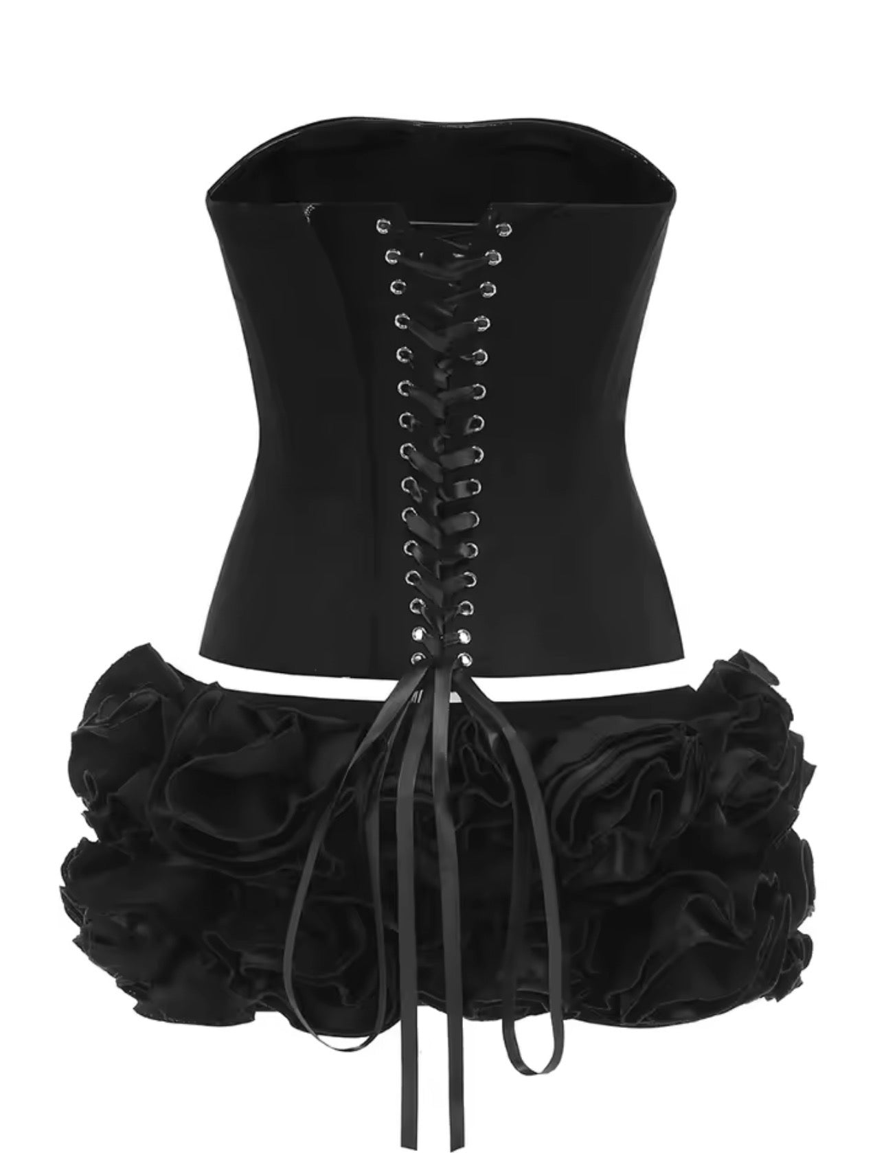 Black ‘PRISCILLA’ Two piece set (PRE ORDER)
