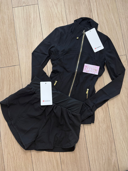 Black LULU Shorts Set (PRE ORDER)
