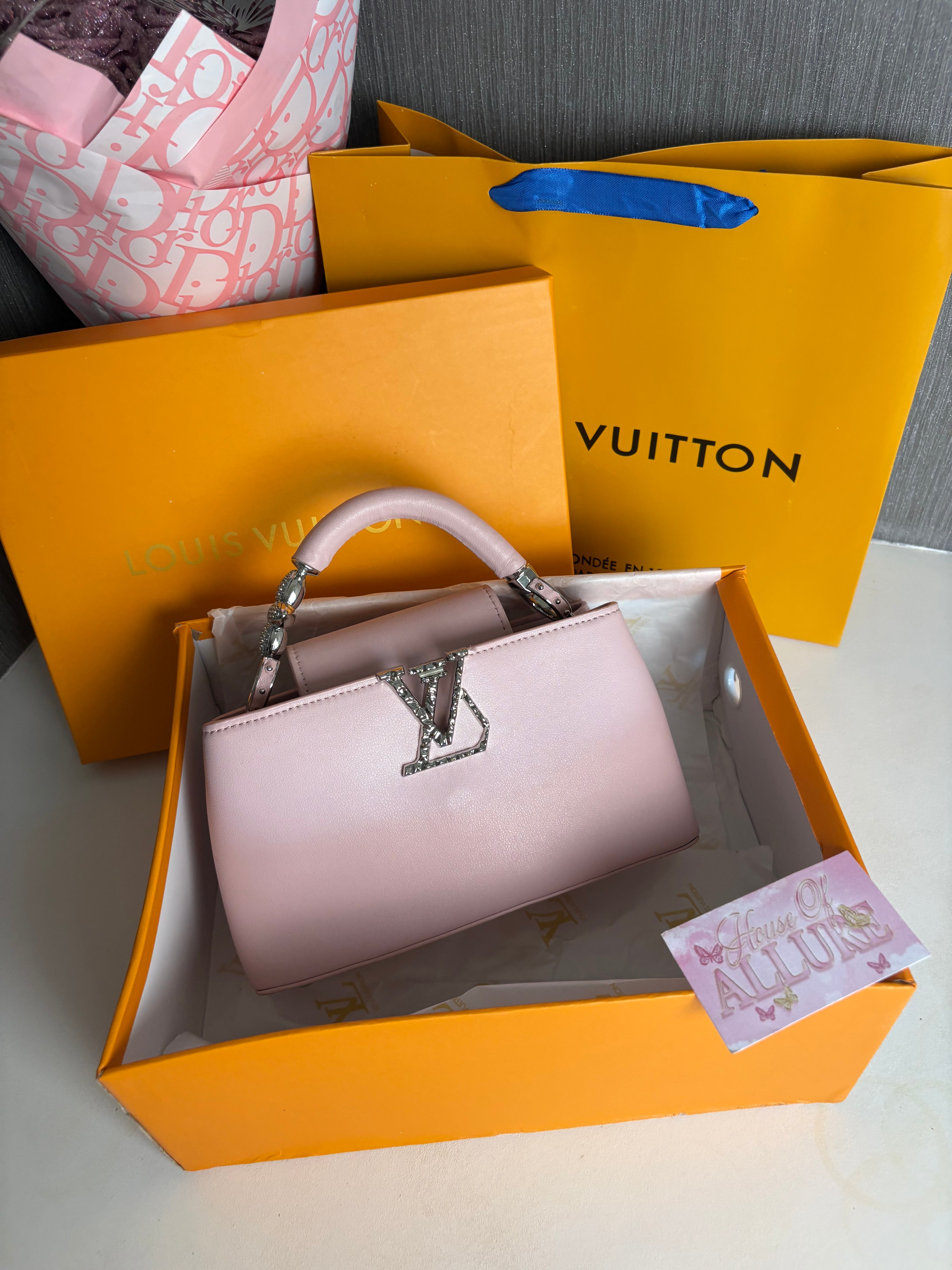 Pink and Silver Bag (IN STOCK)