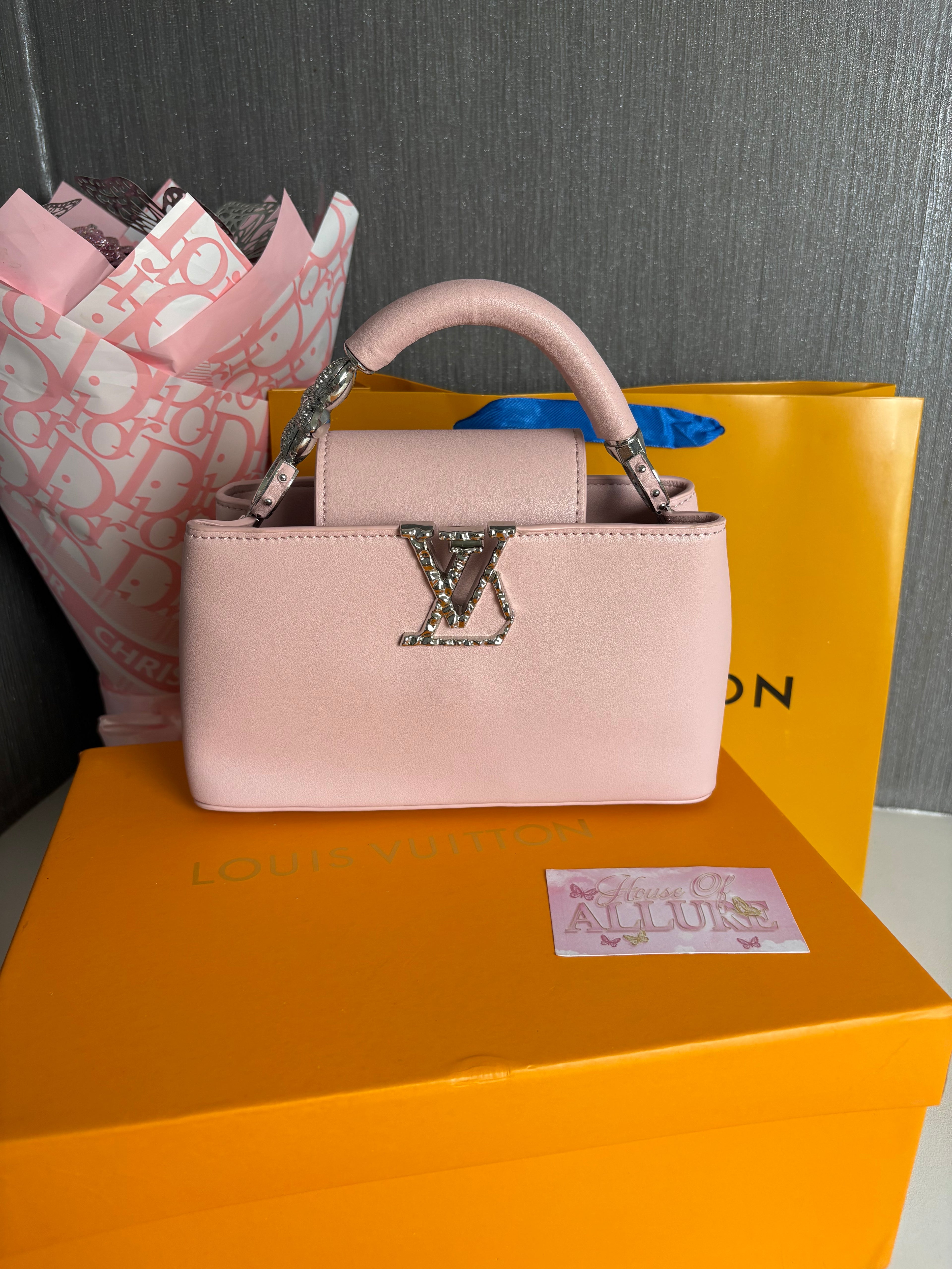 Pink and Silver Bag (IN STOCK)