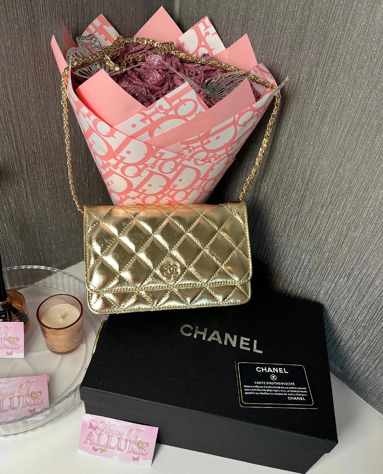 Gold CC Crossbody Bag (PRE ORDER)