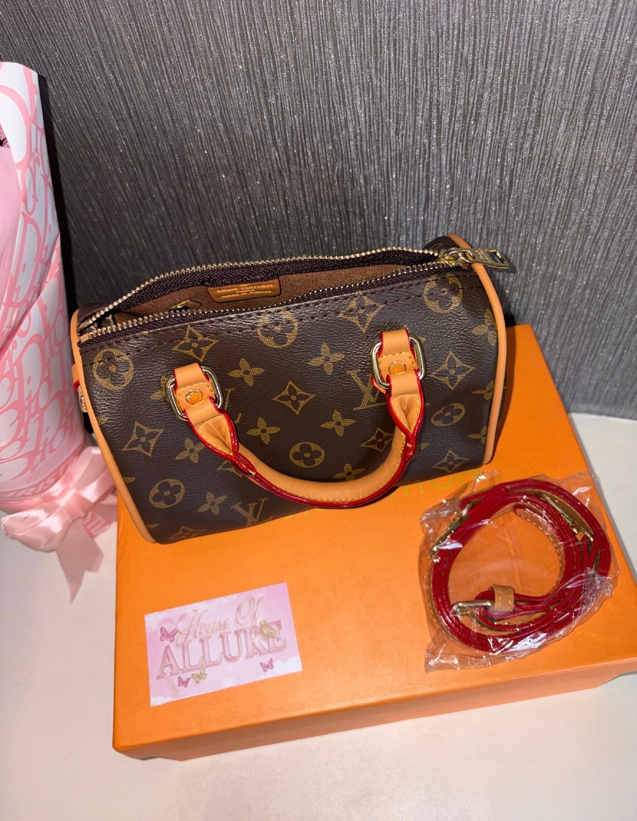 Brown Speedy Bag 20cm (PRE ORDER)