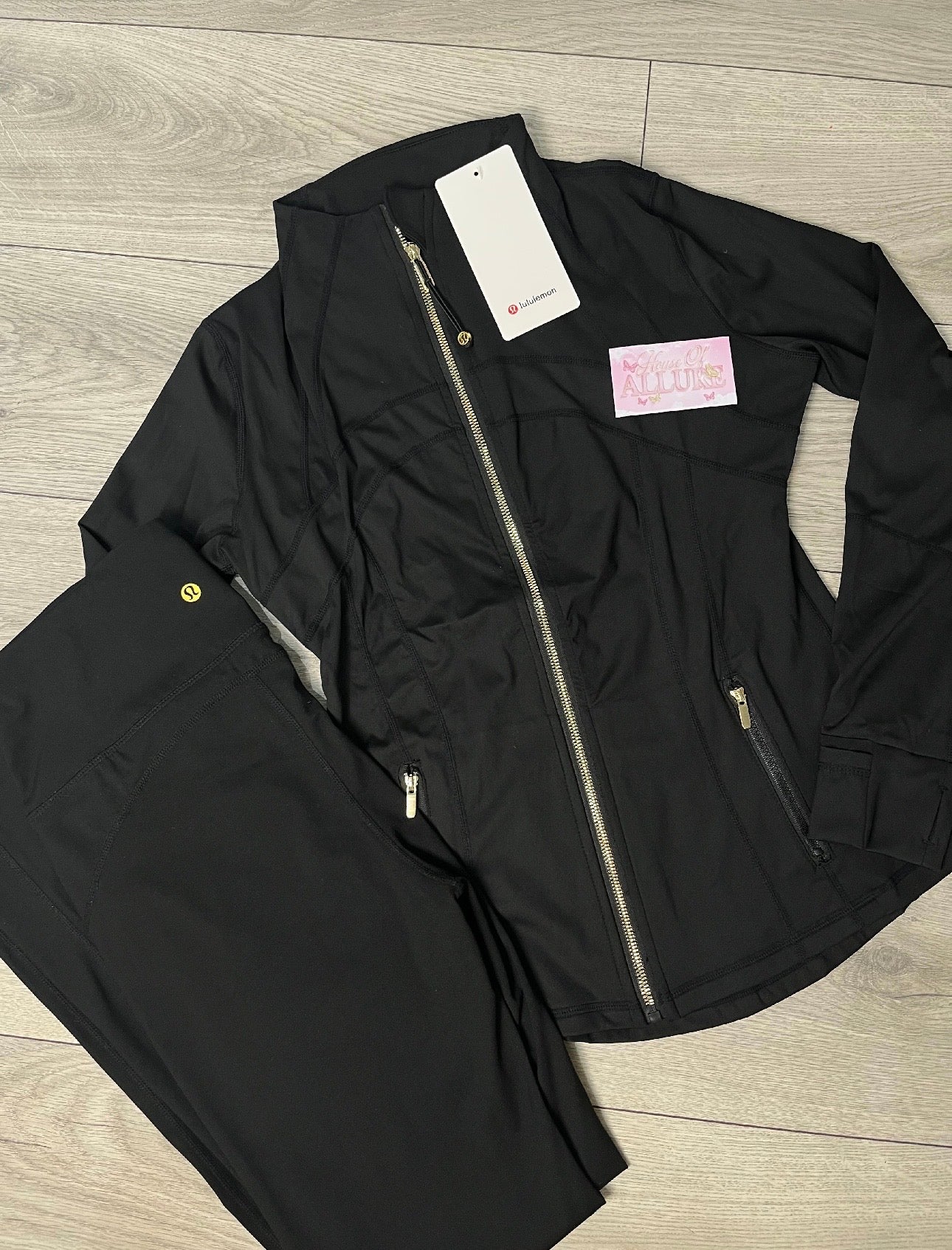 Black and Gold LULU Flares Set (PRE ORDER)