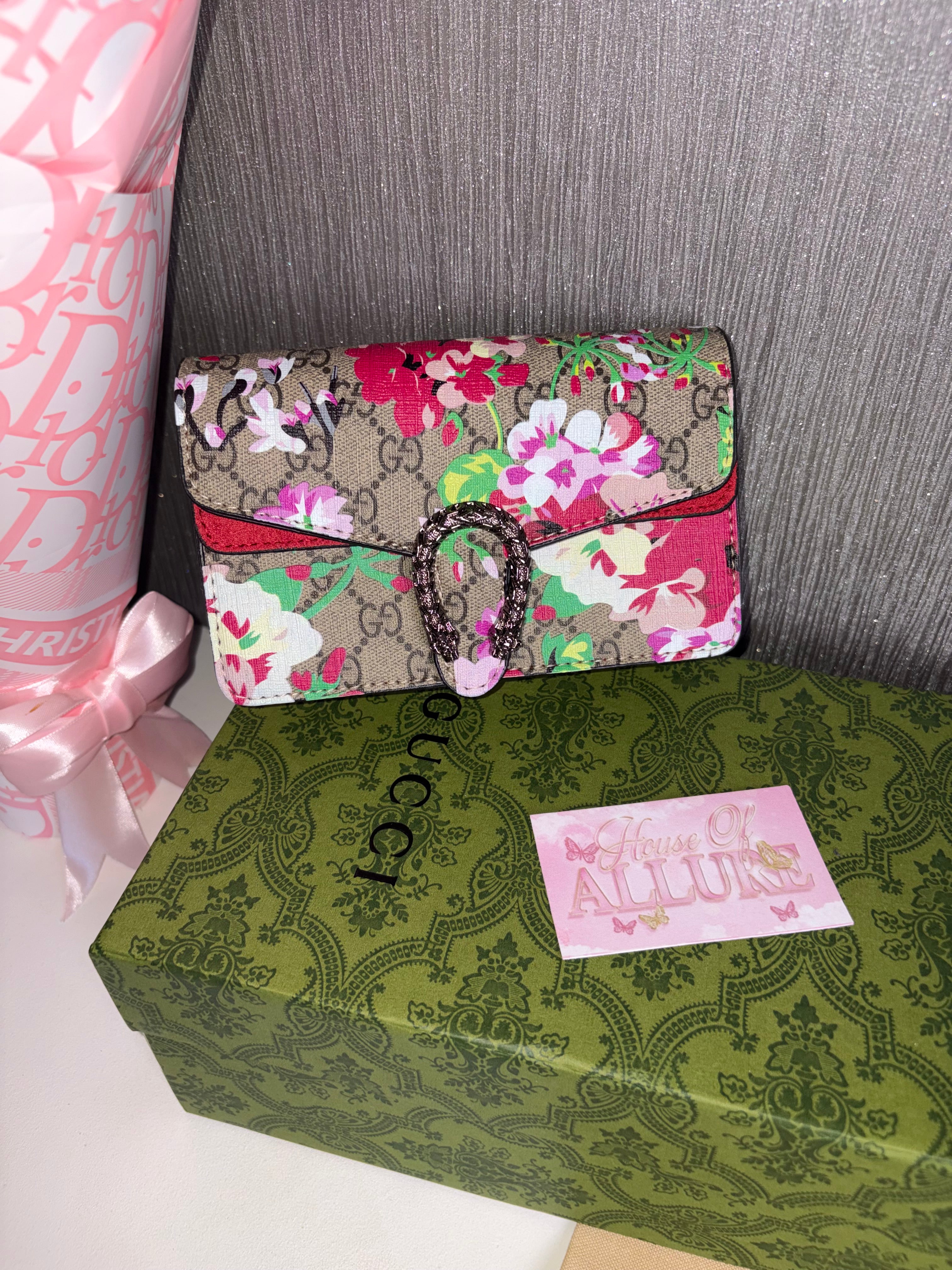 Pink GG Flower Crossbody Bag (PRE ORDER)