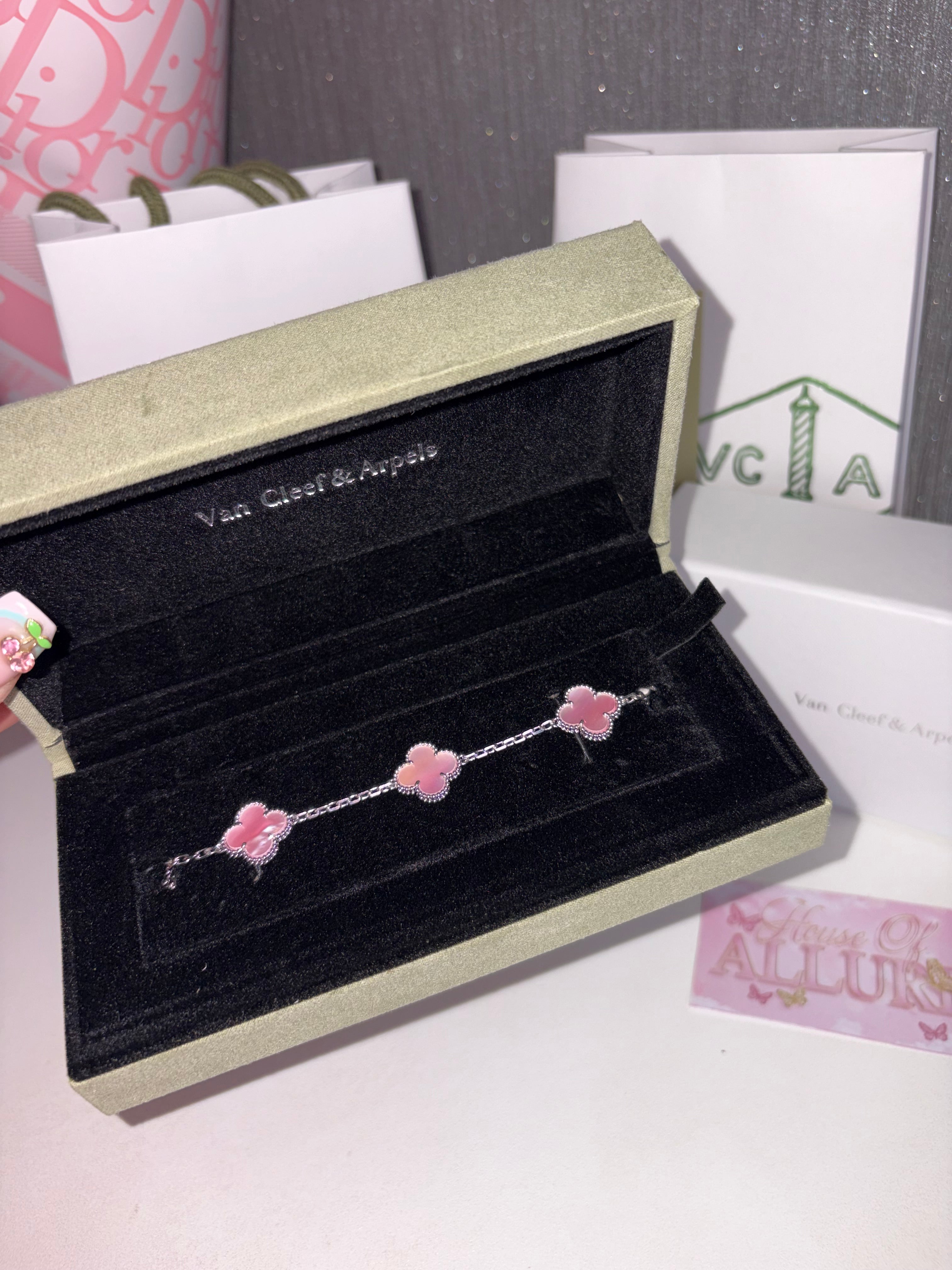 Pink and Silver VC Bracelet (PRE ORDER)