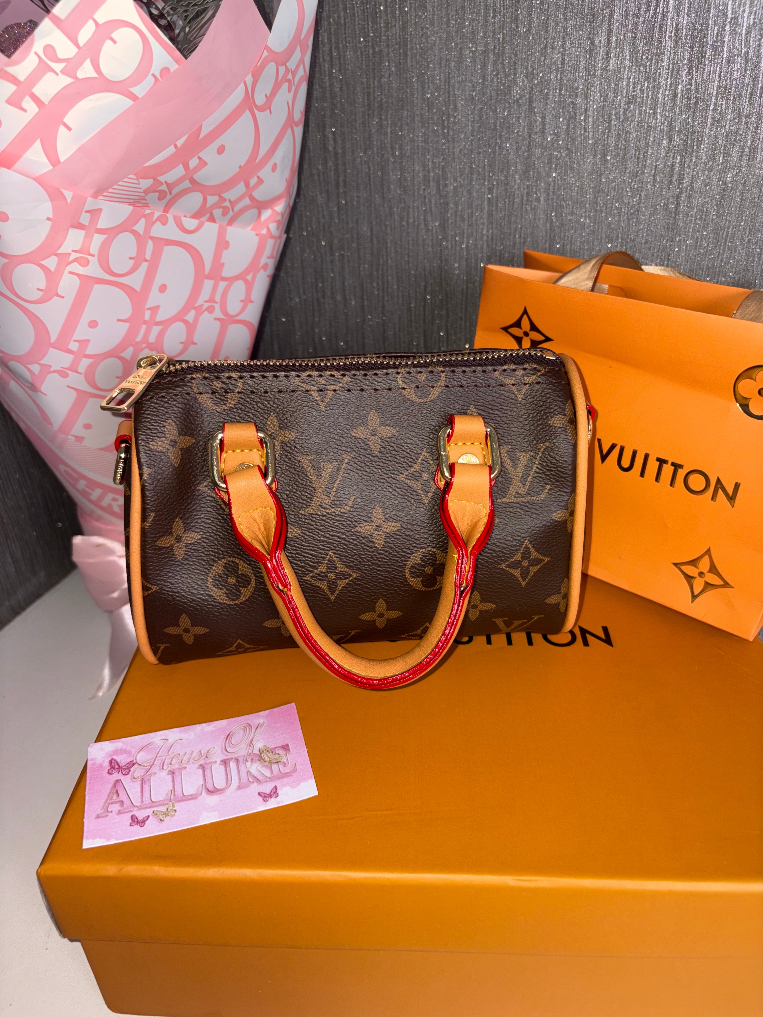 Brown Speedy Nano Bag 16cm (IN STOCK)