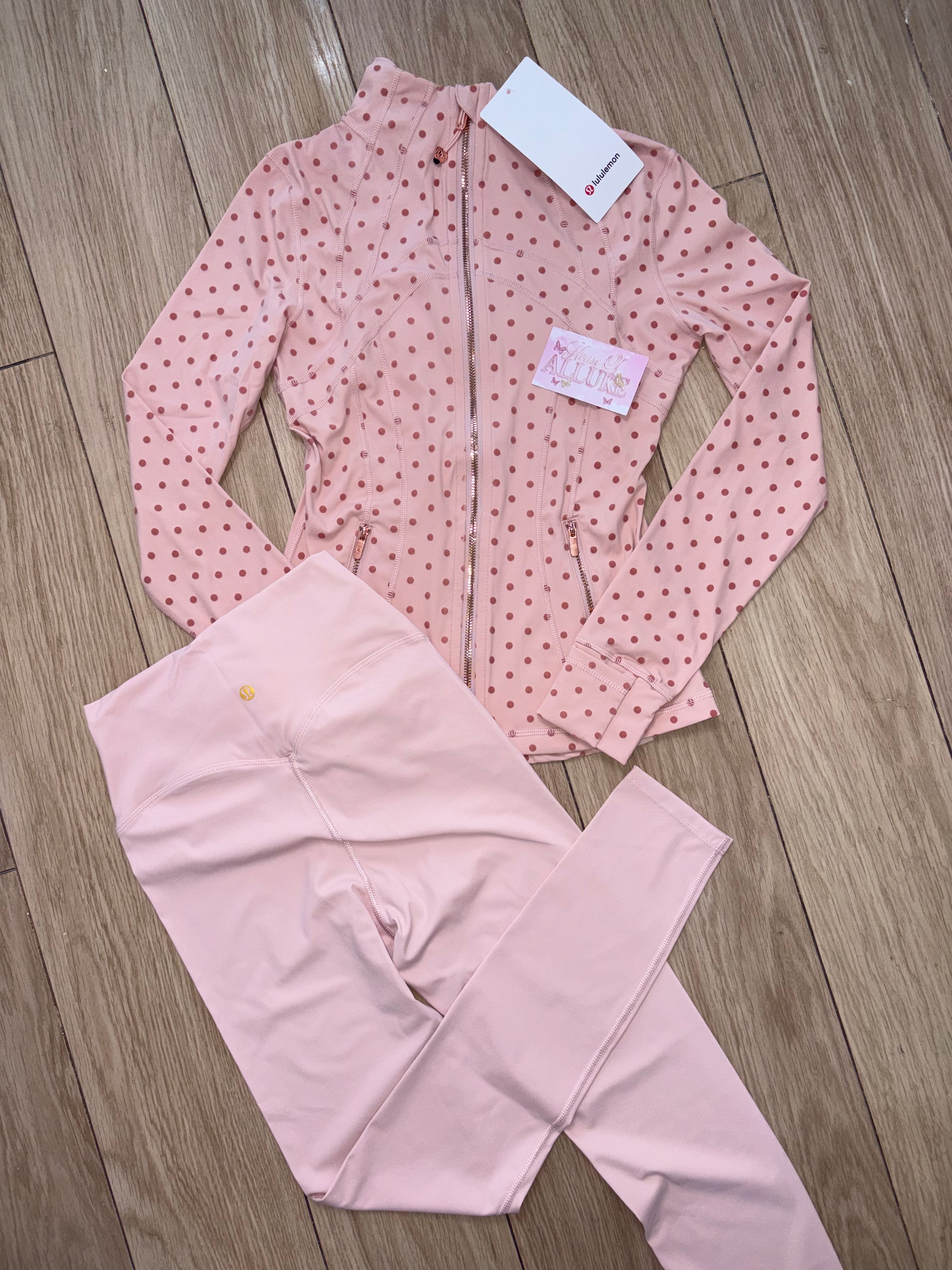 Pink Spotty LULU Leggings Set (PRE ORDER)