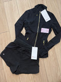 Black LULU Shorts Set (PRE ORDER)