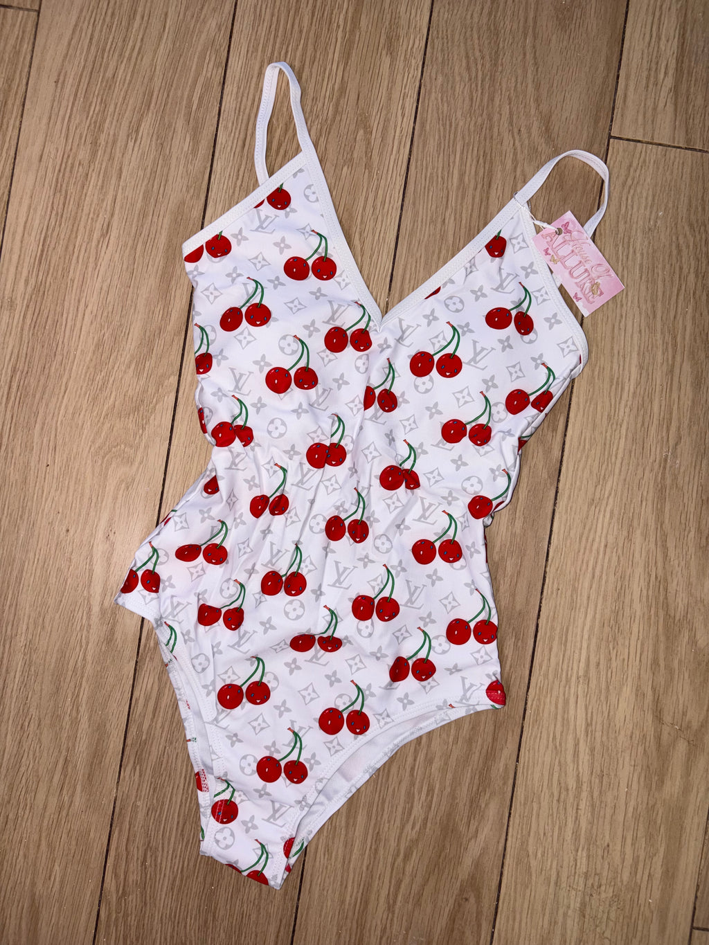 White Cherry Swimsuit (PRE ORDER)