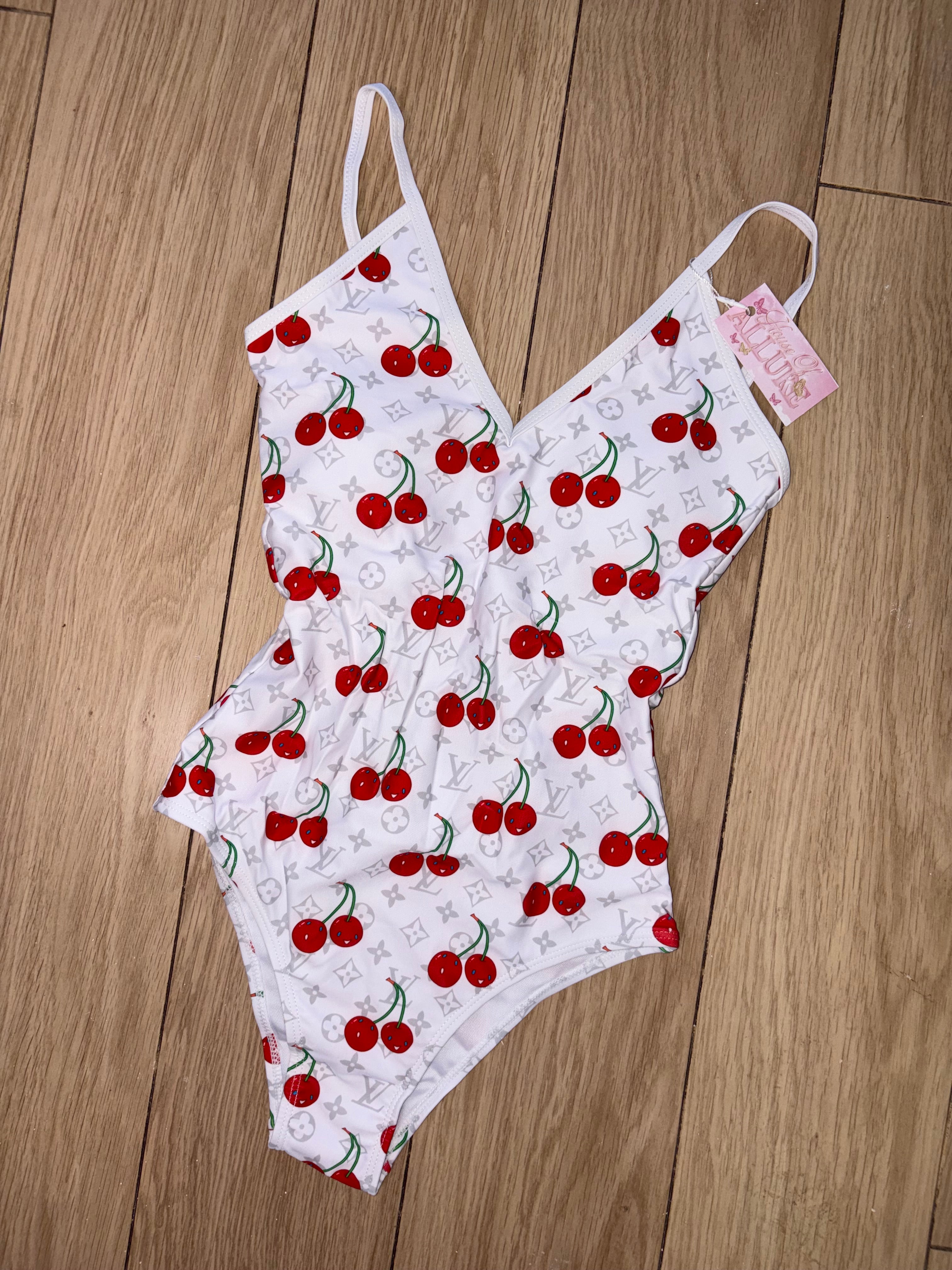 White Cherry Swimsuit (PRE ORDER)