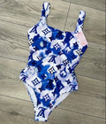 Blue and White Swimsuit (PRE ORDER)