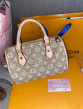 Beige denim Speedy Bag 20cm (PRE ORDER)