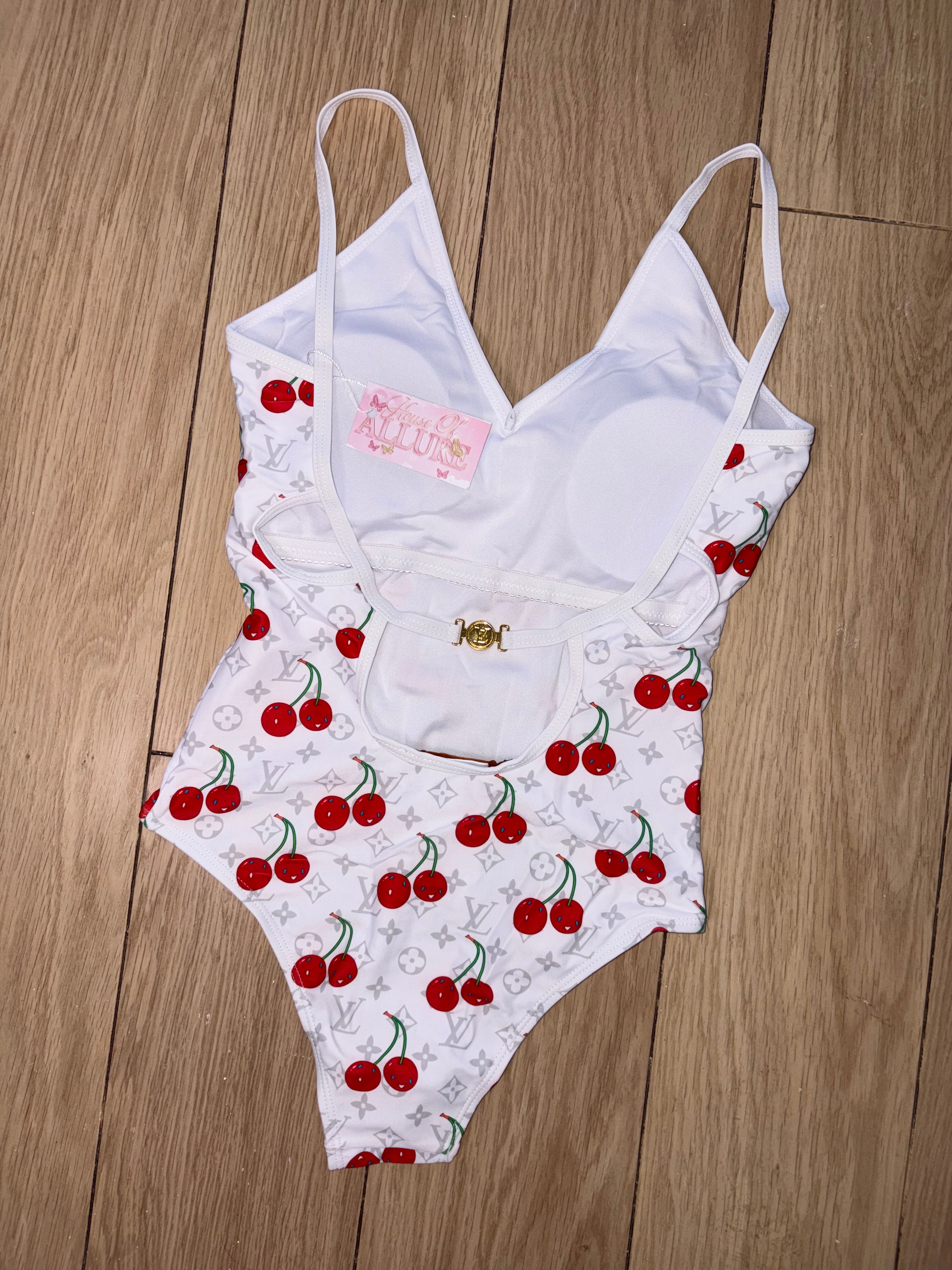 White Cherry Swimsuit (PRE ORDER)