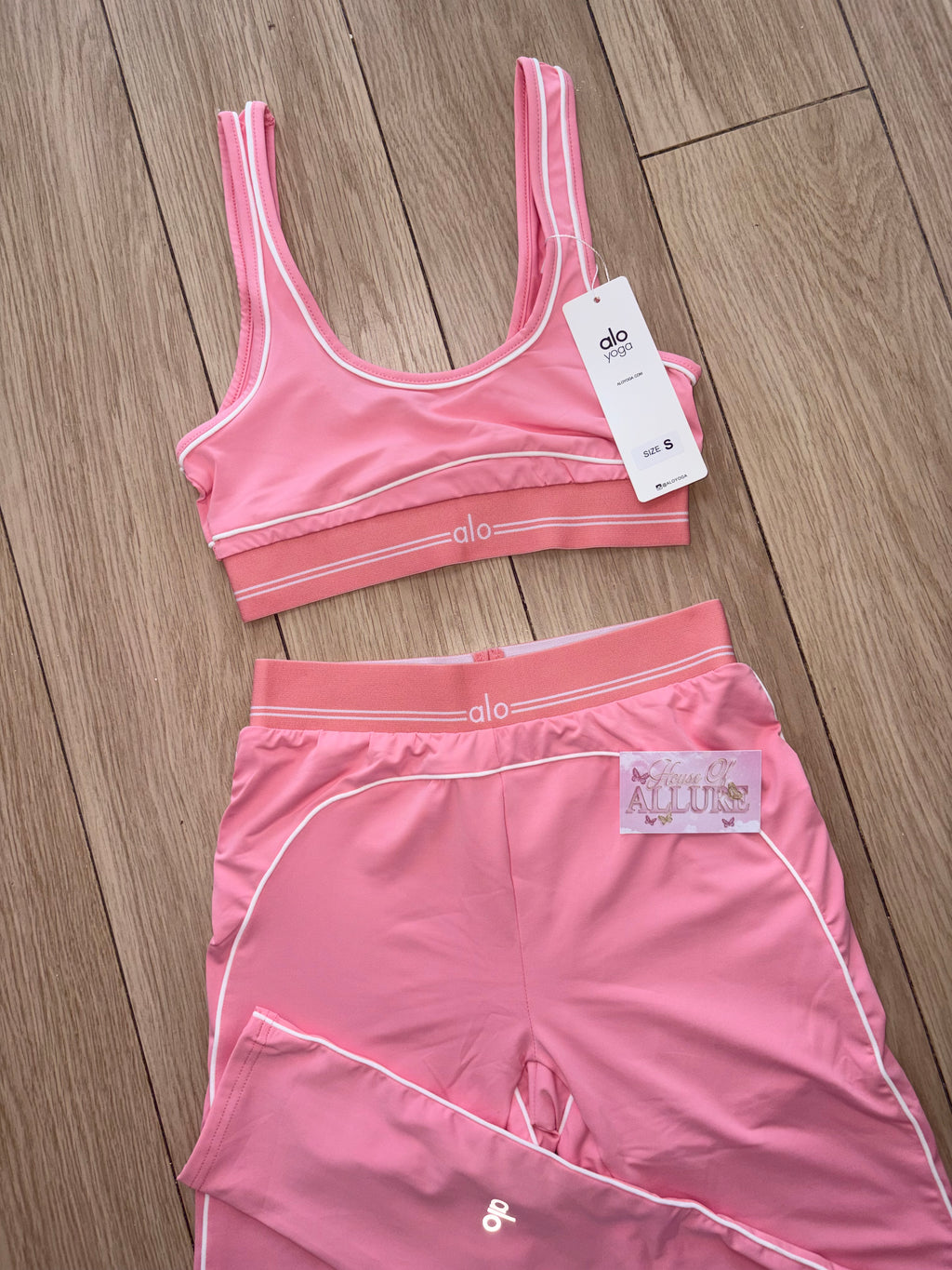 Pink A Leggings Set (PRE ORDER)