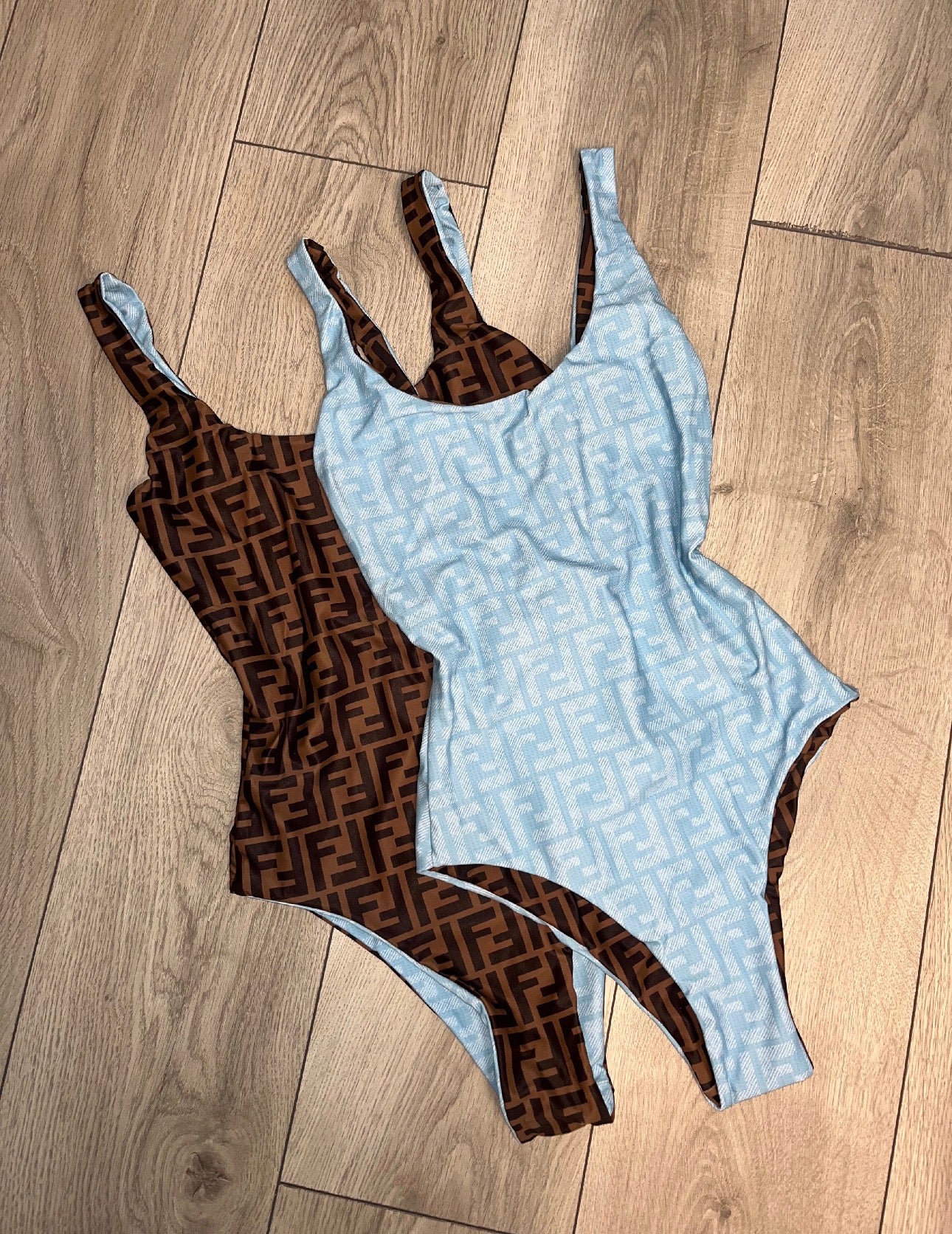 Blue Reversible FF Swimsuit (PRE ORDER)