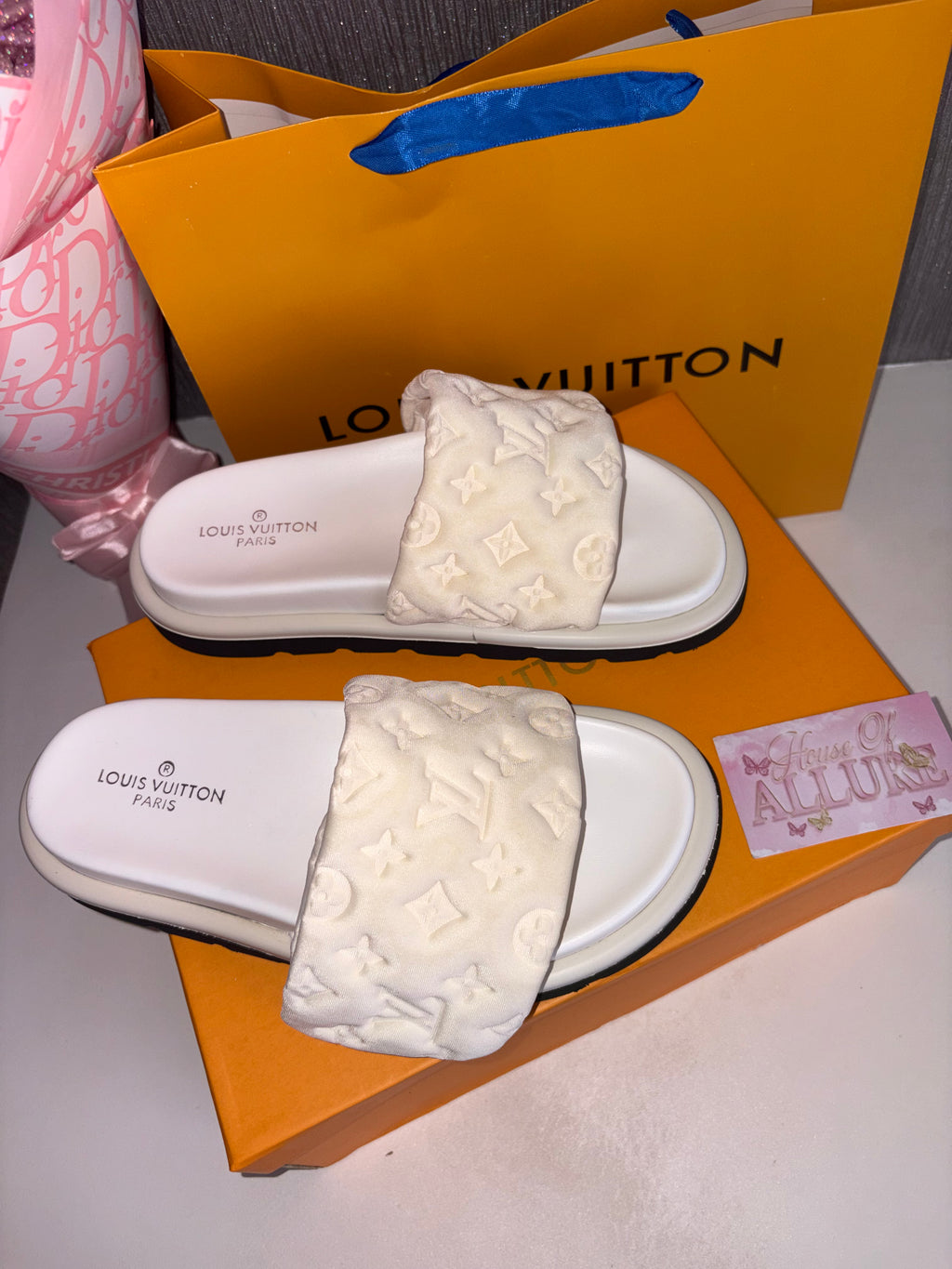 White Pillow Slides (PRE ORDER)