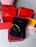 Gold C Diamanté Bracelet (PRE ORDER)