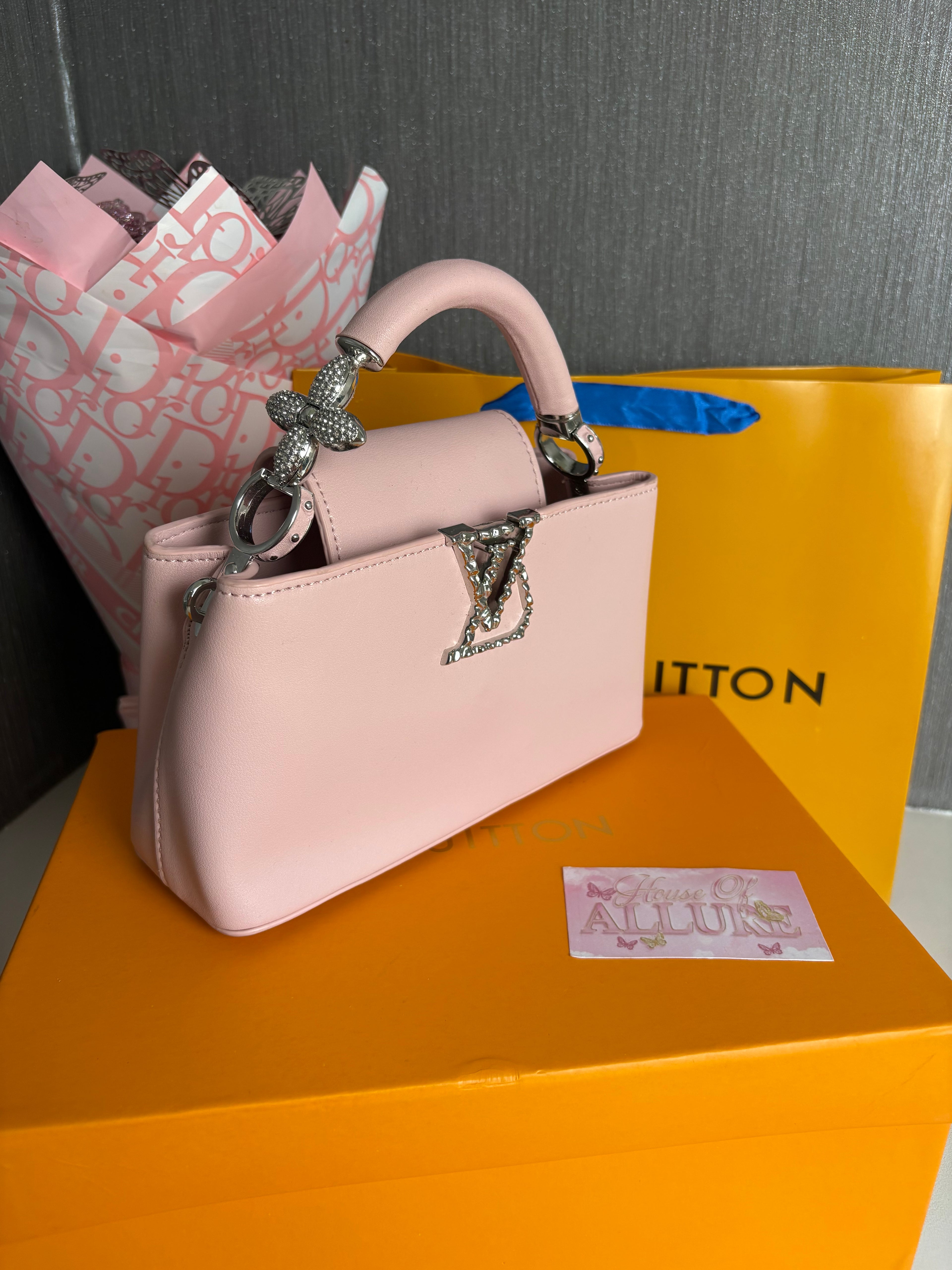 Pink and Silver Bag (IN STOCK)