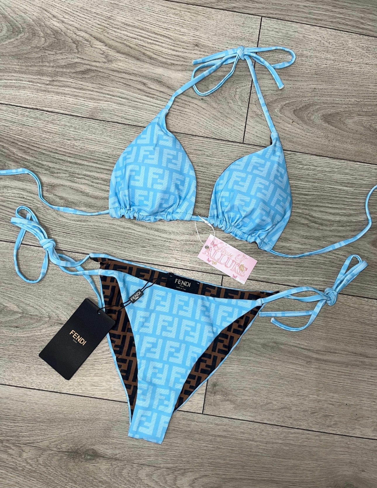 Blue FF Reversible Bikini (PRE ORDER)