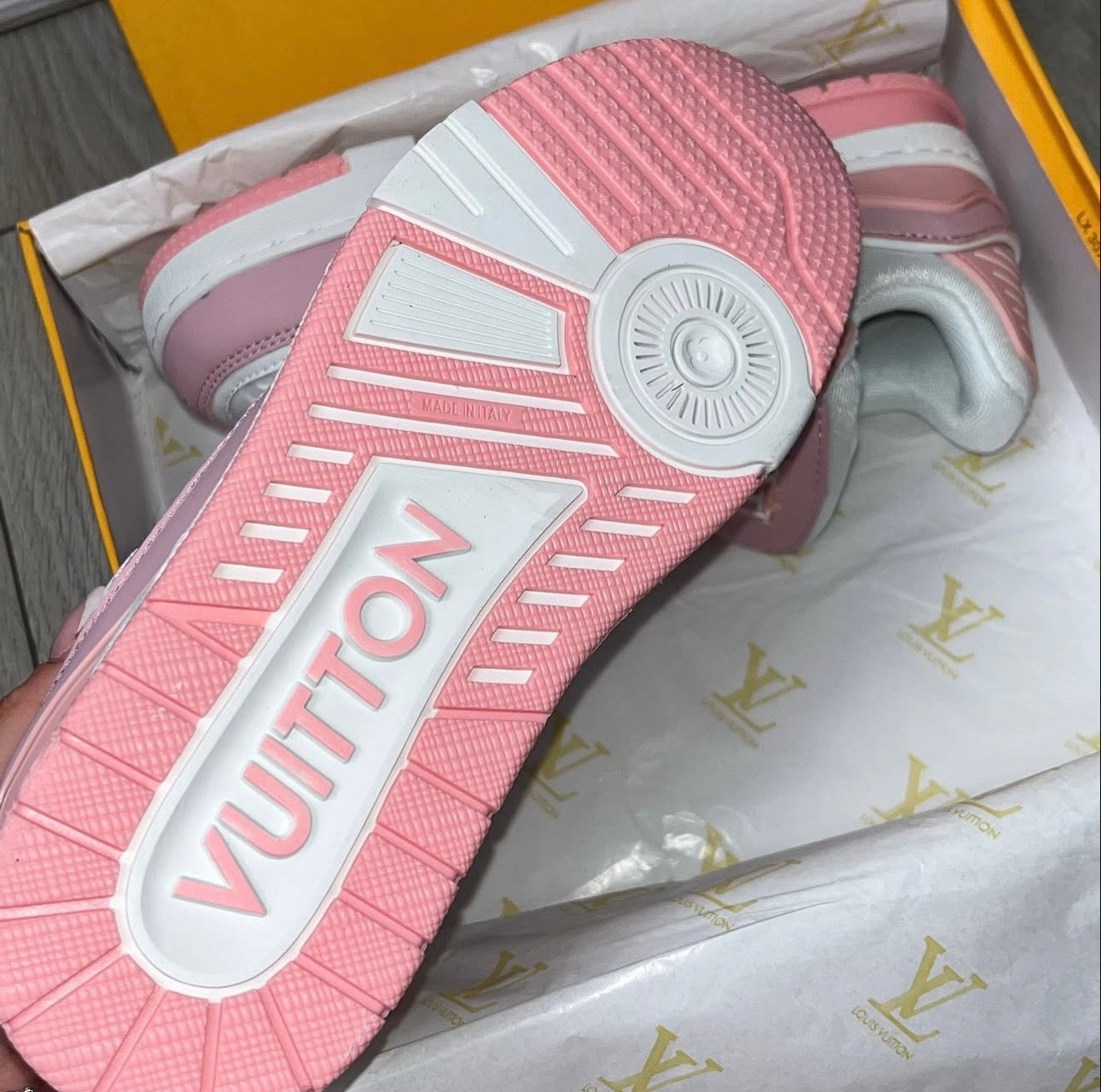 Pink and White Trainers (PRE ORDER)