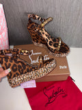 Leopard print L wedges (PRE ORDER)