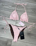 Pink F Reversible Bikini (PRE ORDER)