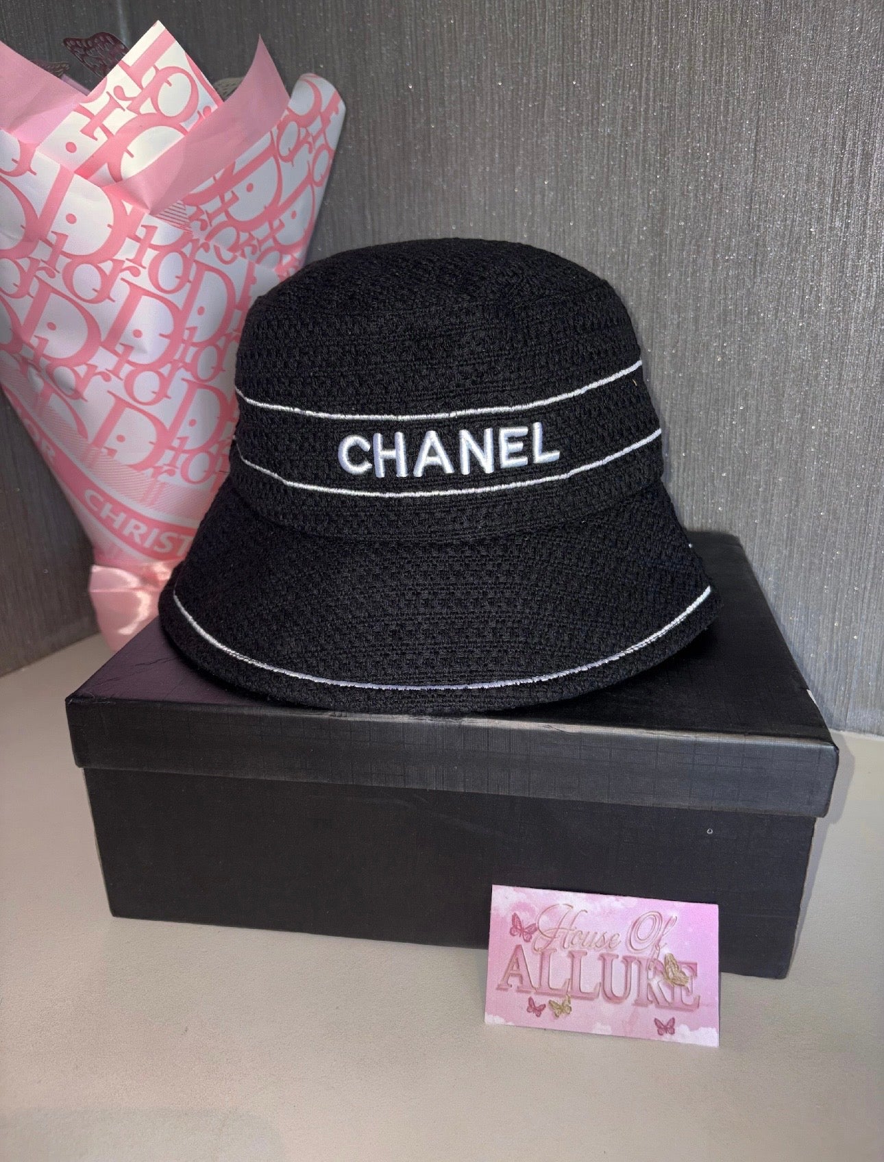 Black CC Bucket Hat (PRE ORDER)