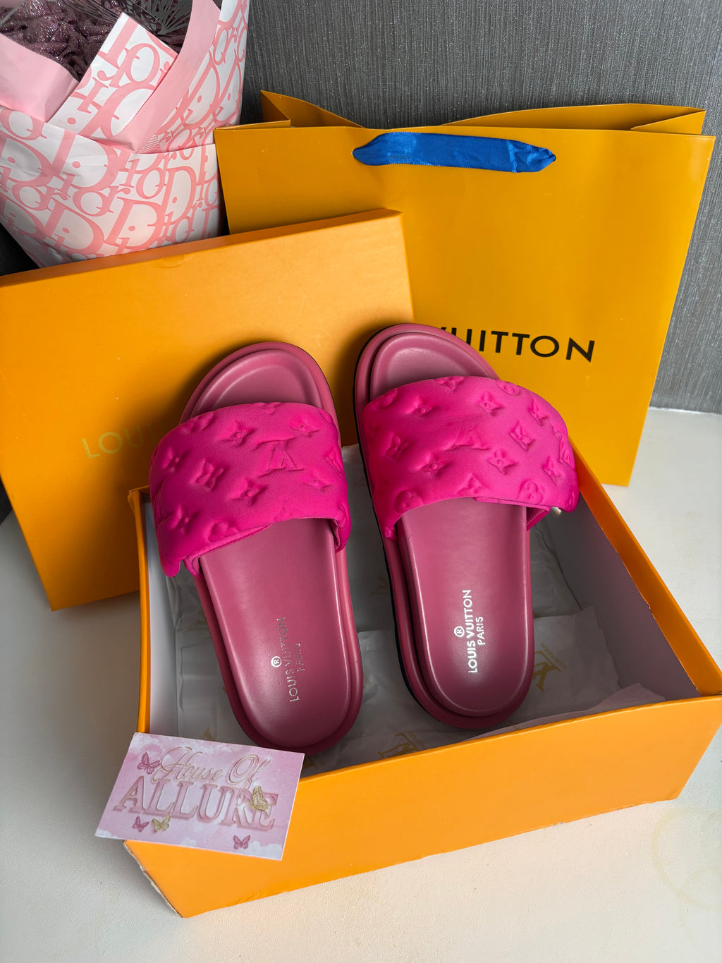 Pink Pillow Slides (PRE ORDER)