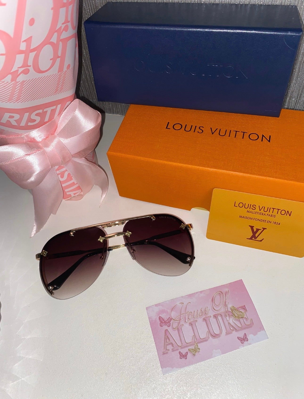 Brown L Sunglasses (PRE ORDER)