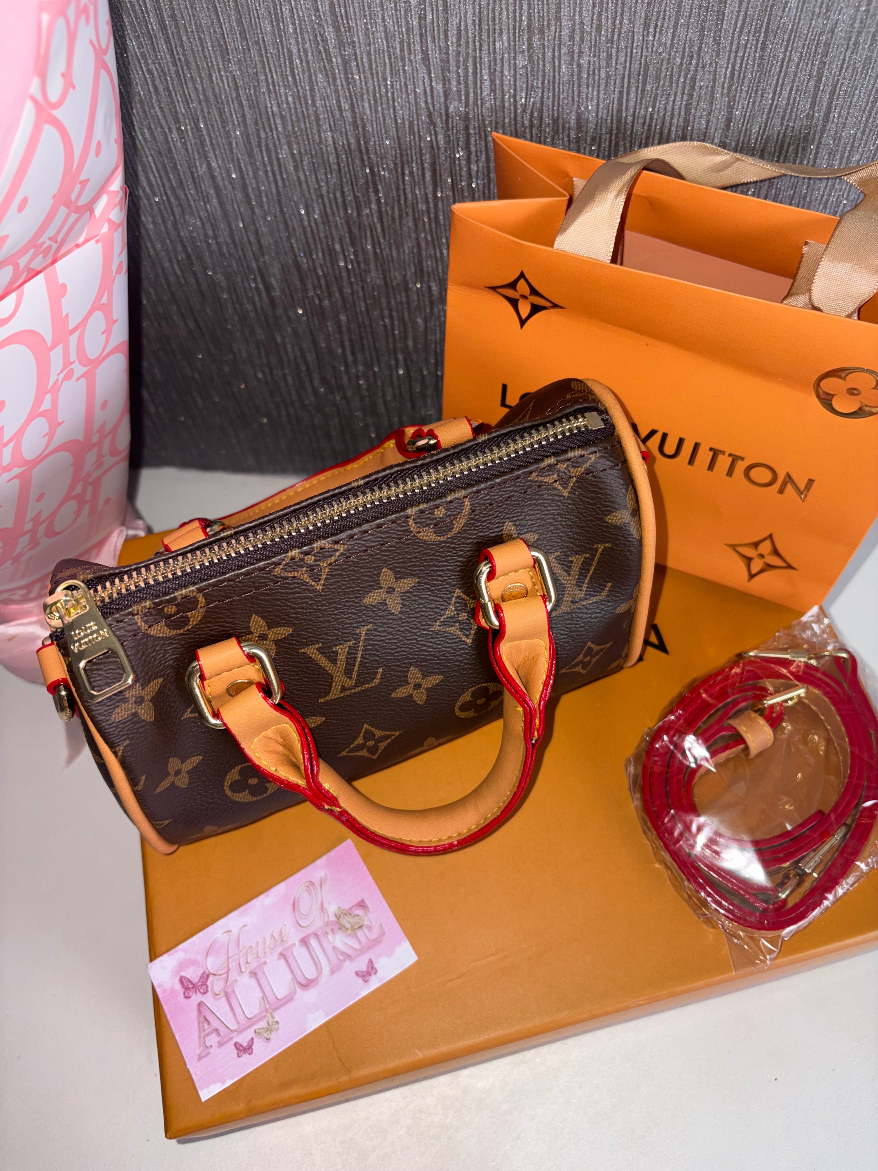 Brown Speedy Nano Bag 16cm (IN STOCK)