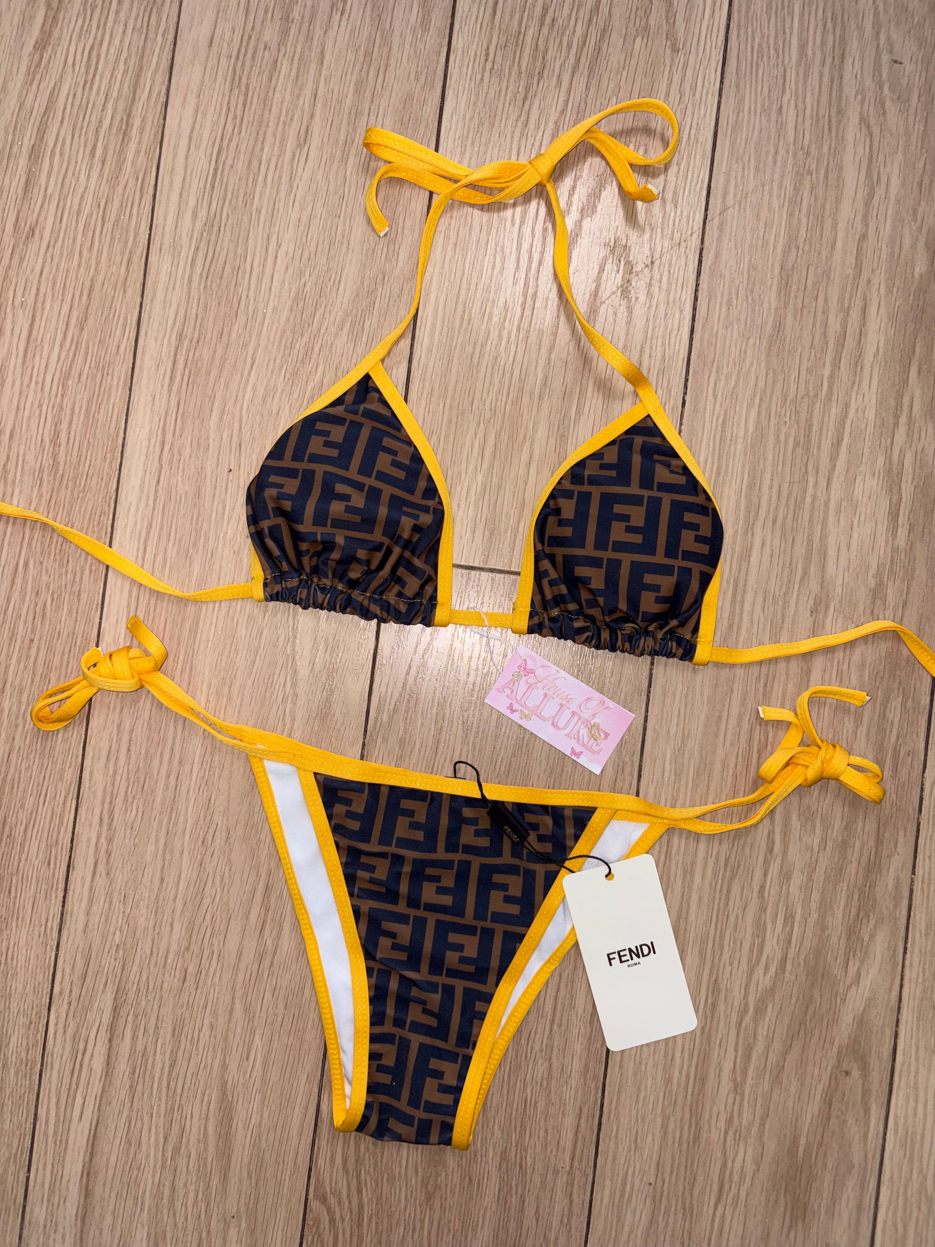 Yellow F Bikini (PRE ORDER)