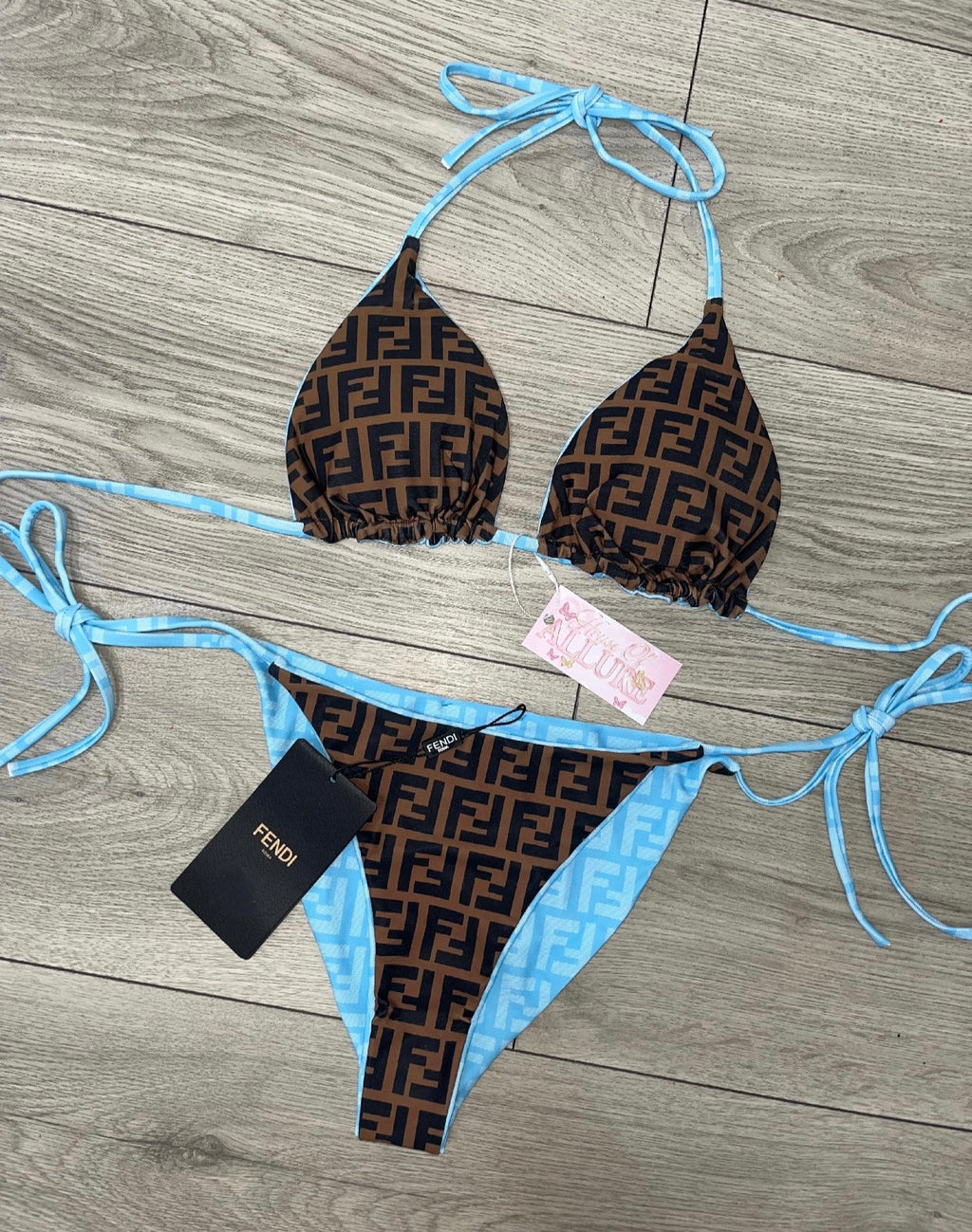 Blue FF Reversible Bikini (PRE ORDER)