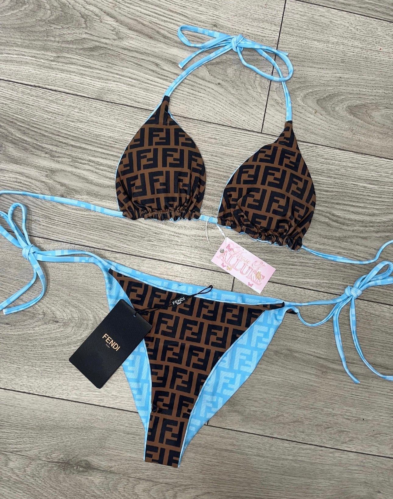 Blue FF Reversible Bikini (PRE ORDER)