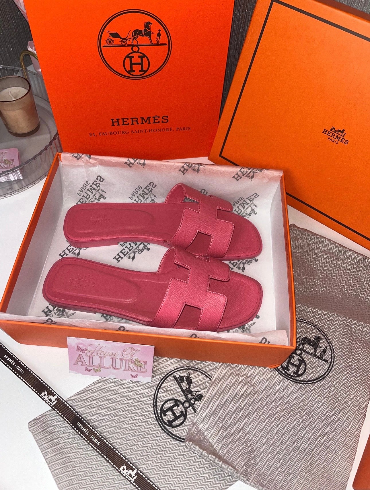 Pink H Slides (PRE ORDER)