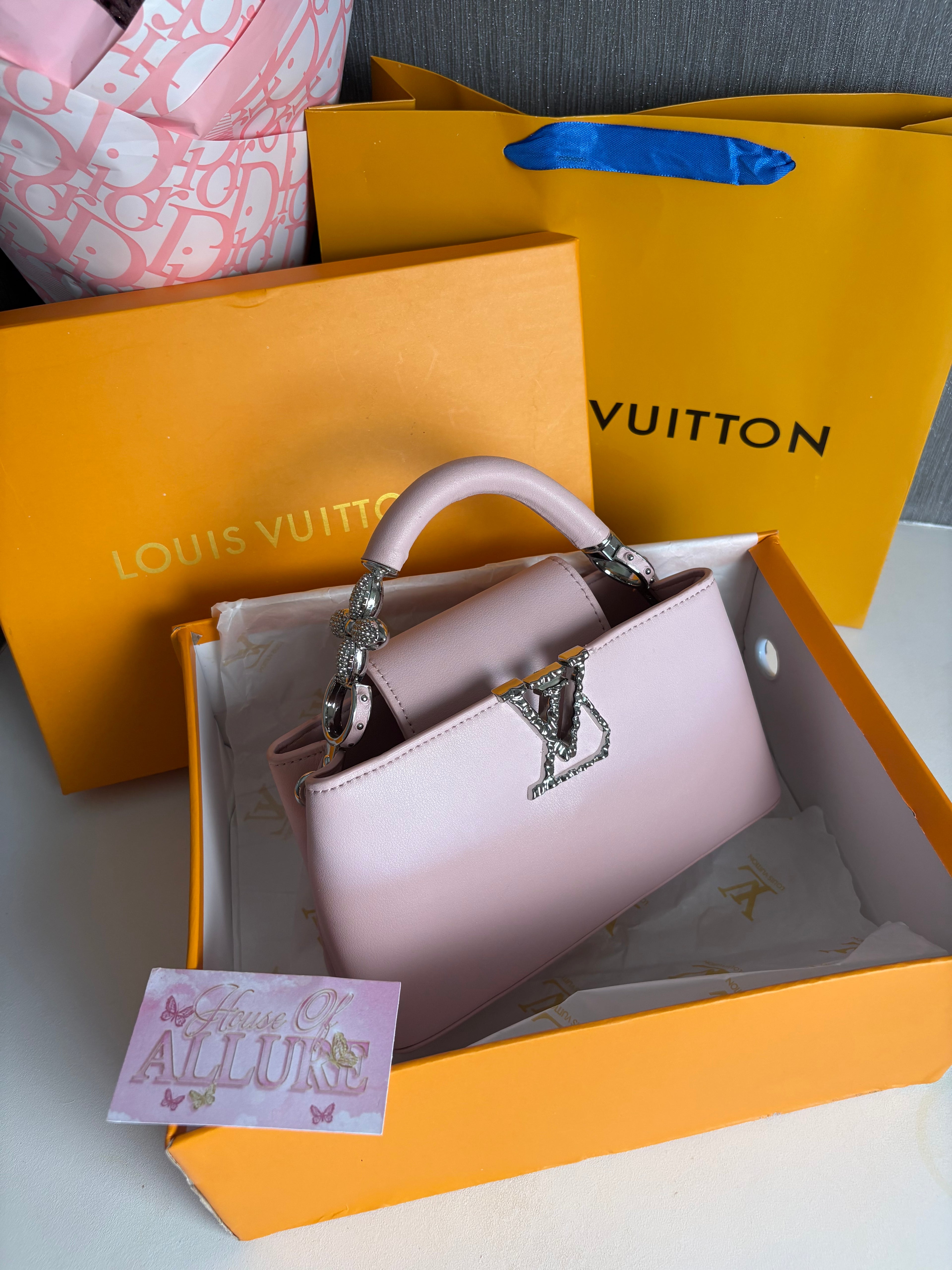 Pink and Silver Bag (IN STOCK)