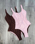 Pink Reversible FF Swimsuit (PRE ORDER)