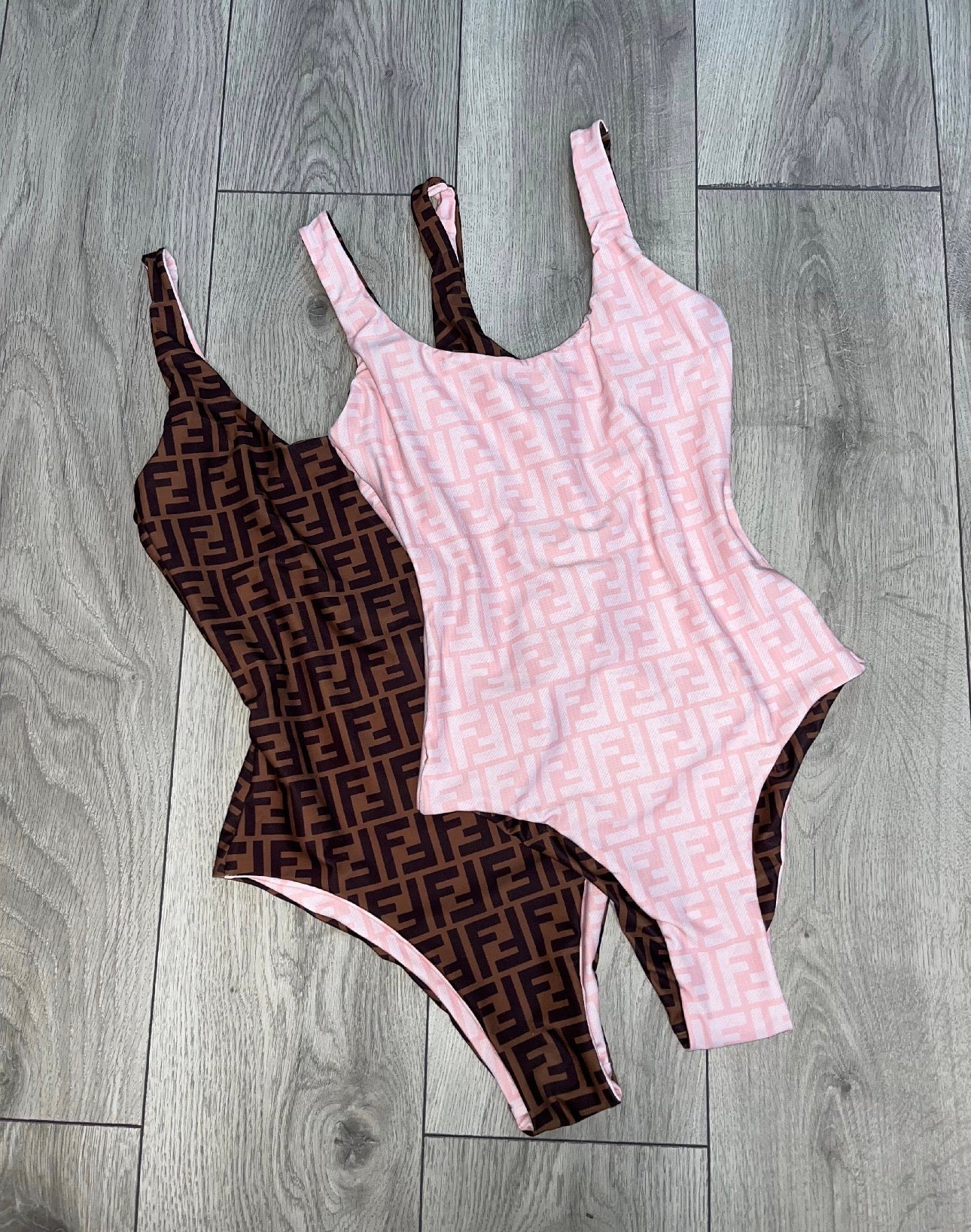Pink Reversible FF Swimsuit (PRE ORDER)