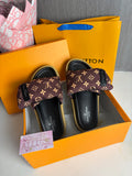 Brown Pillow Slides (PRE ORDER)