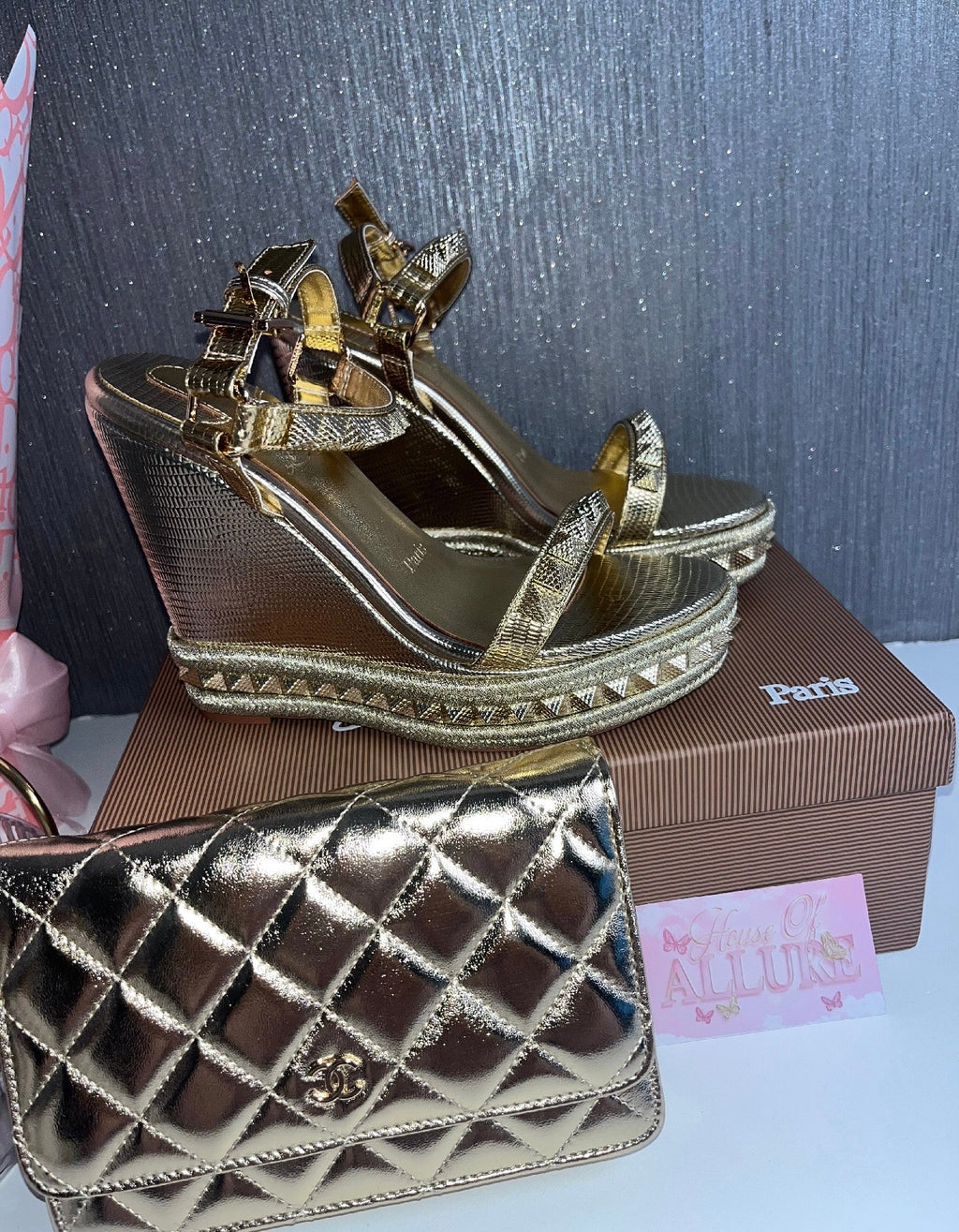 Gold CC Crossbody Bag (PRE ORDER)