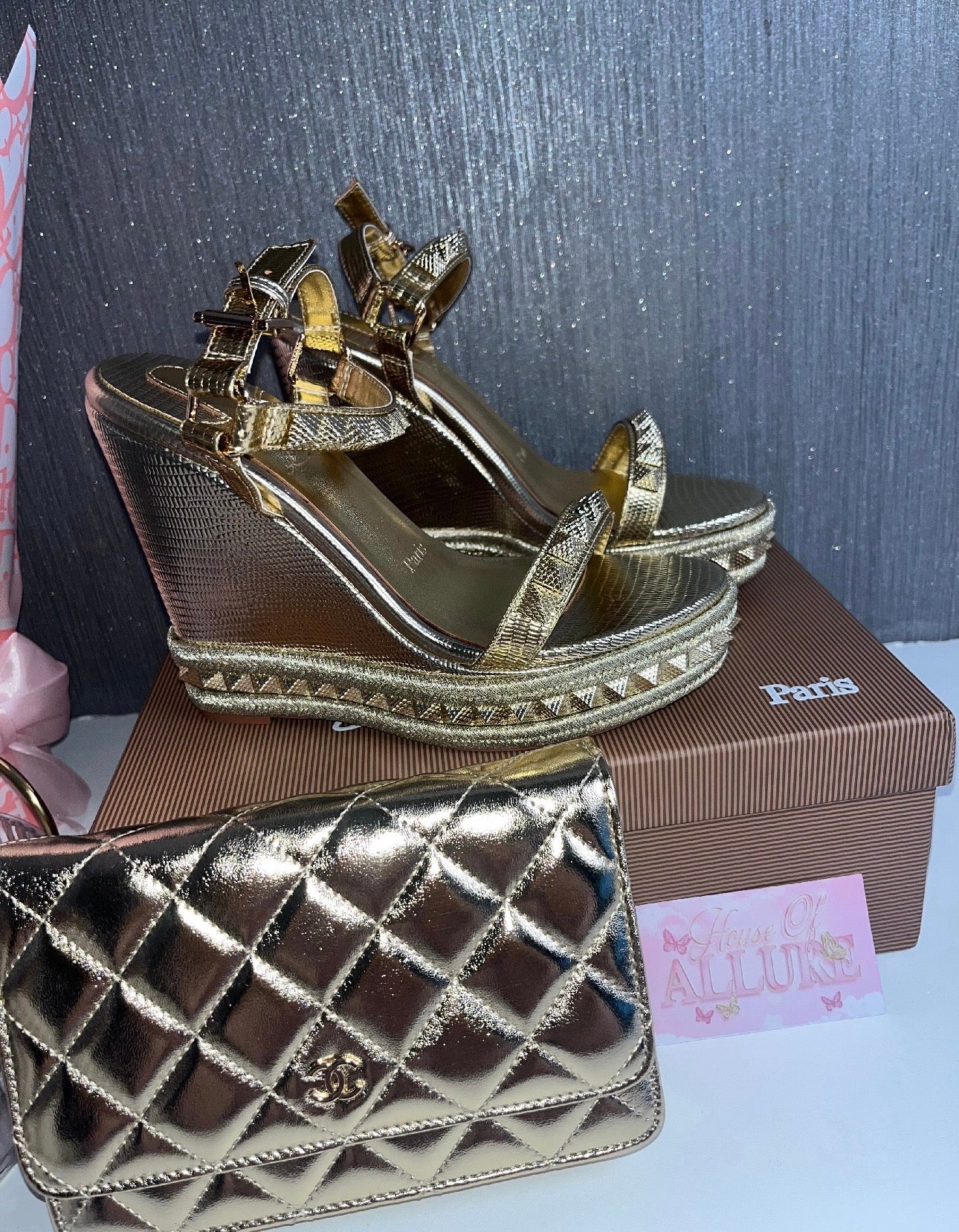 Gold CC Crossbody Bag (PRE ORDER)