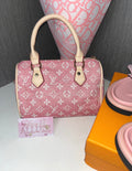 Pink Denim Speedy Bag 20cm (PRE ORDER)