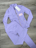 Lilac and Gold LULU Leggings Set (PRE ORDER)