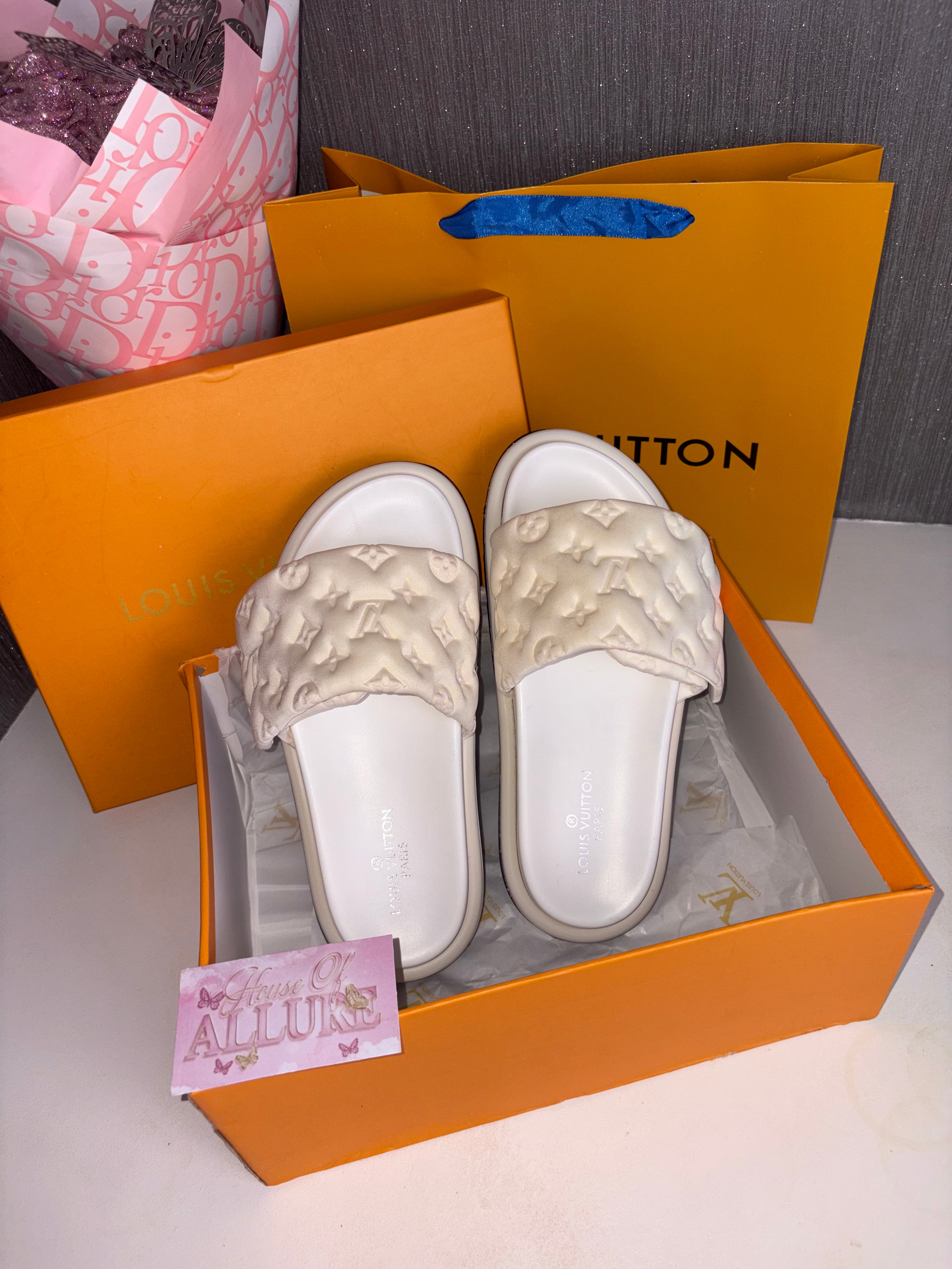 White Pillow Slides (PRE ORDER)