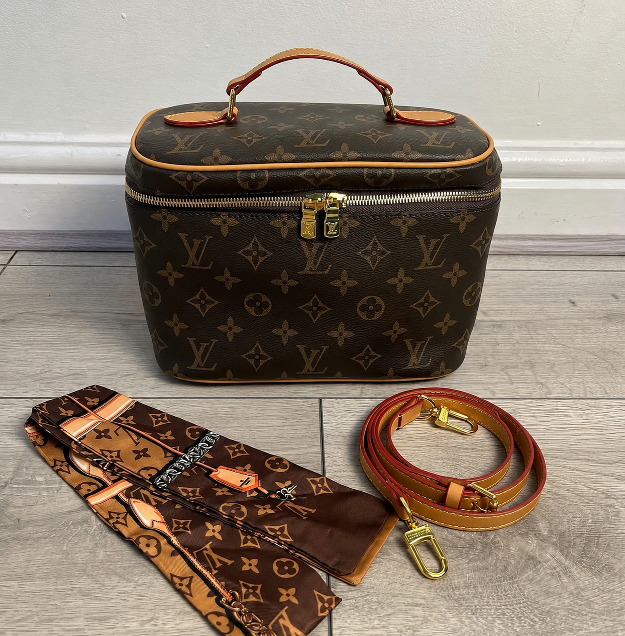 Brown Makeup Bag (PRE ORDER)