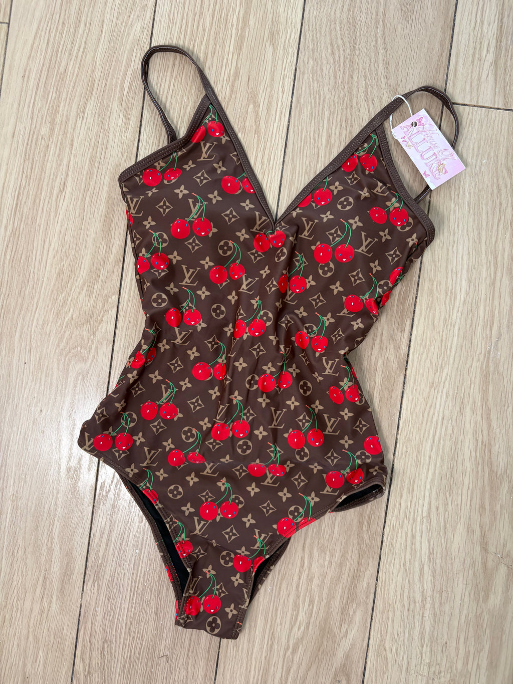 Brown Cherry Swimsuit (PRE ORDER)
